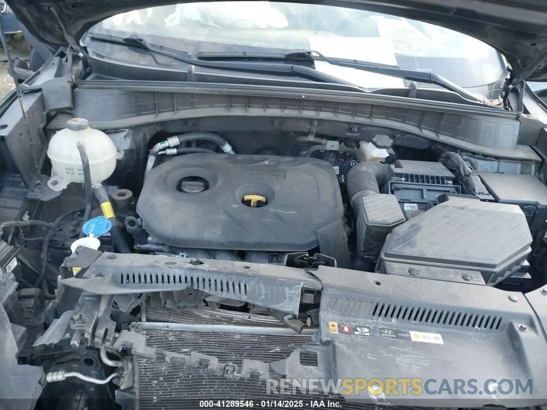 10 Photograph of a damaged car KM8J33A40MU302574 HYUNDAI TUCSON 2021