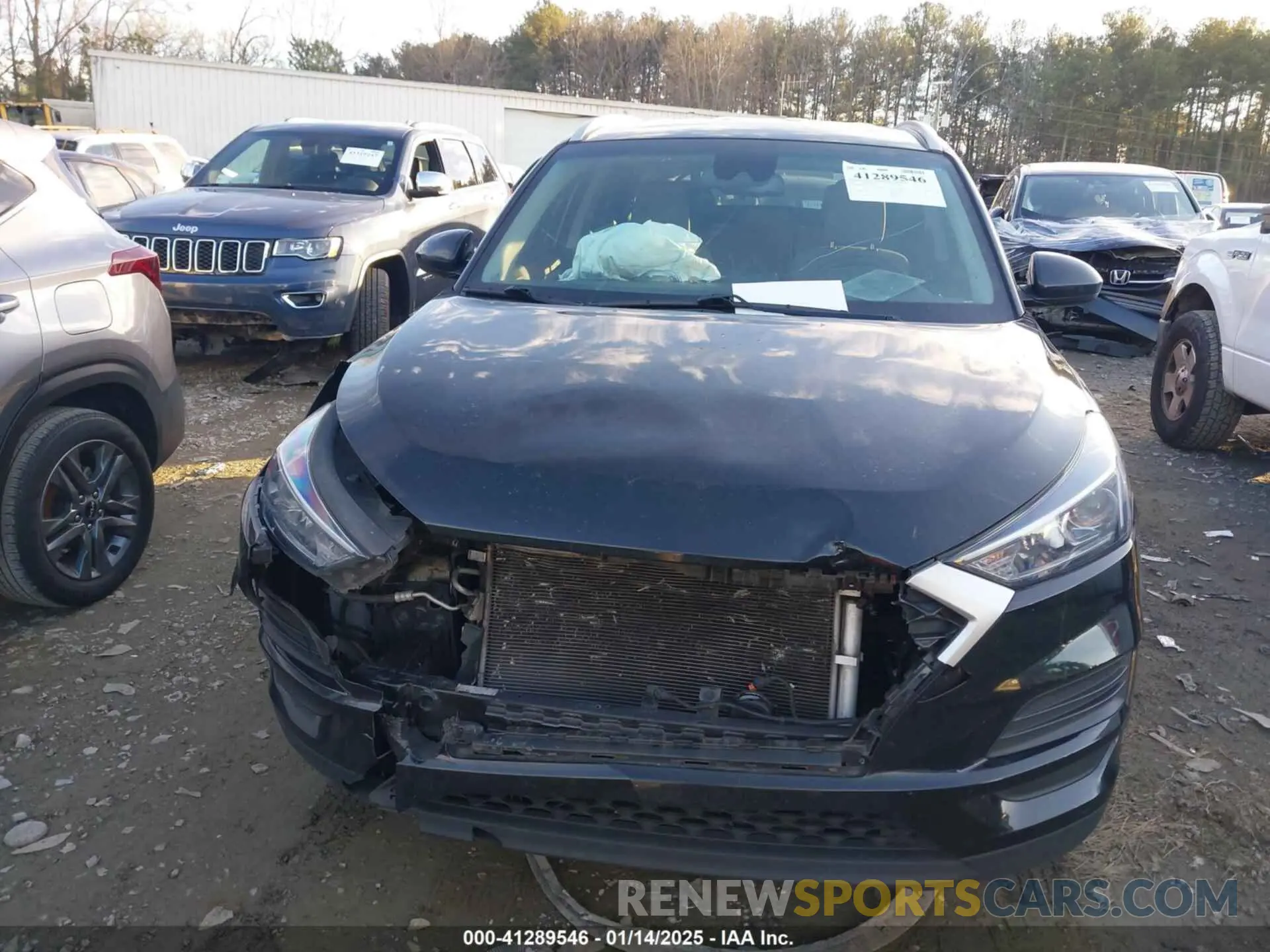 12 Photograph of a damaged car KM8J33A40MU302574 HYUNDAI TUCSON 2021