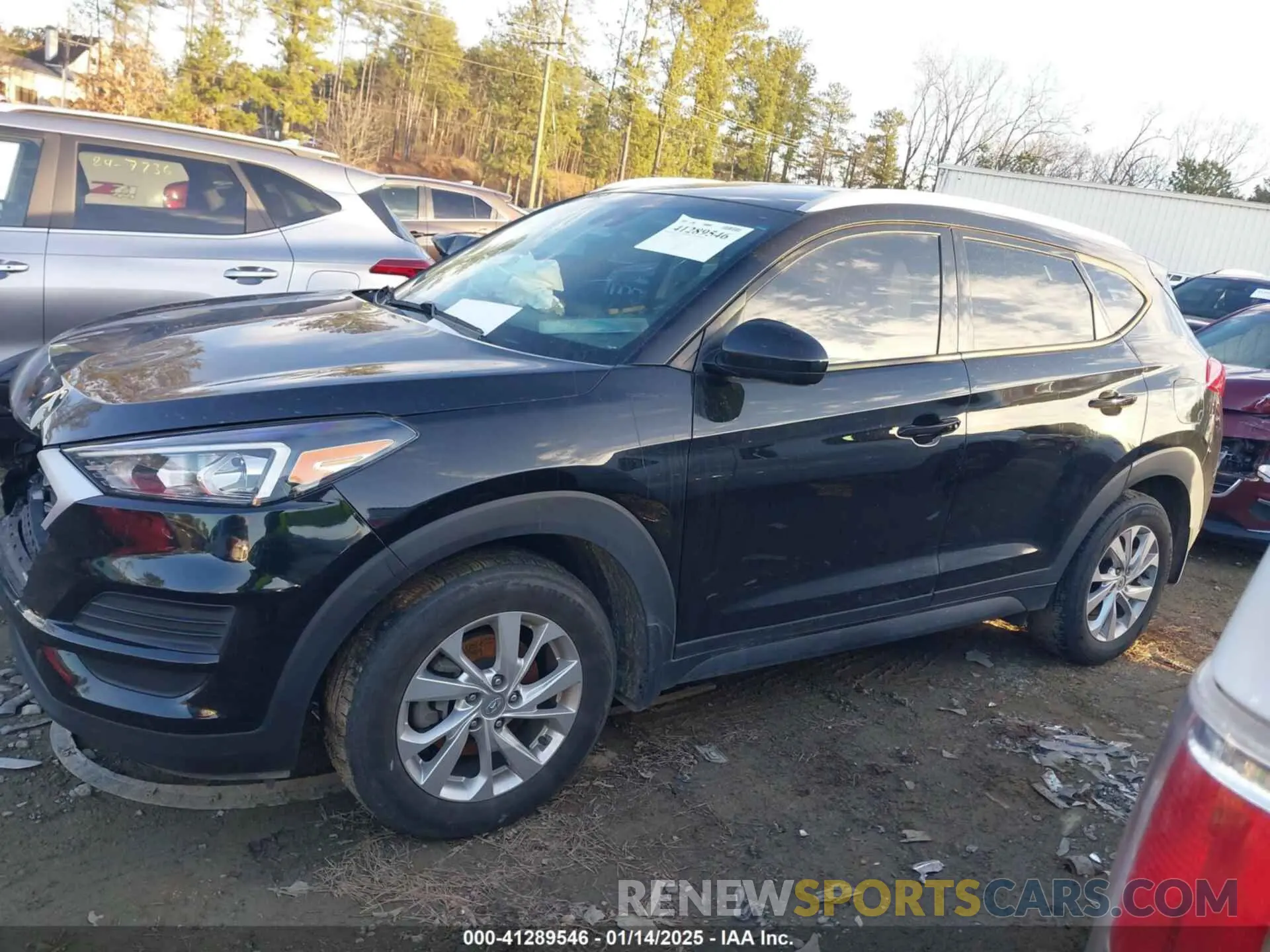 14 Photograph of a damaged car KM8J33A40MU302574 HYUNDAI TUCSON 2021