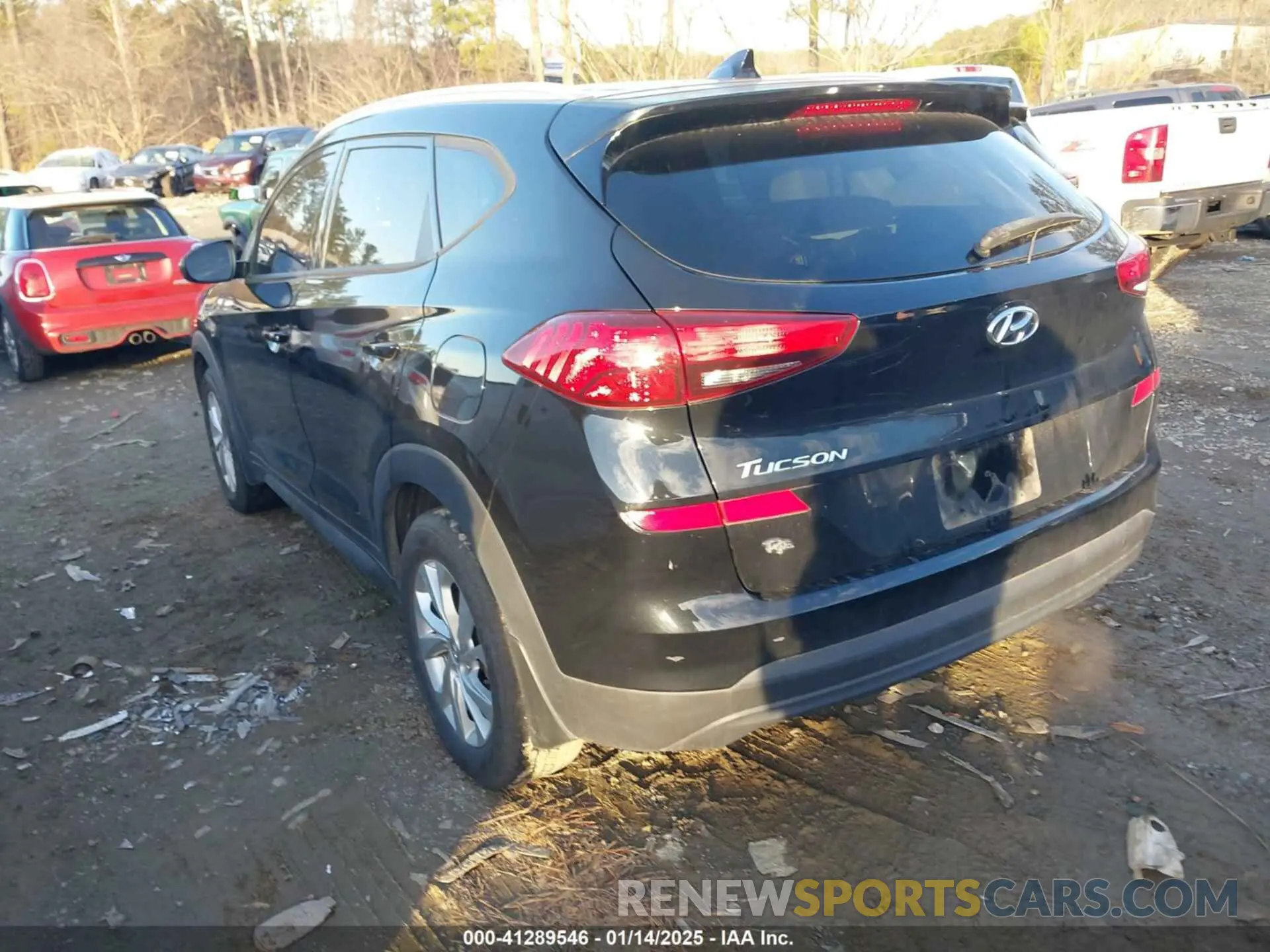 3 Photograph of a damaged car KM8J33A40MU302574 HYUNDAI TUCSON 2021