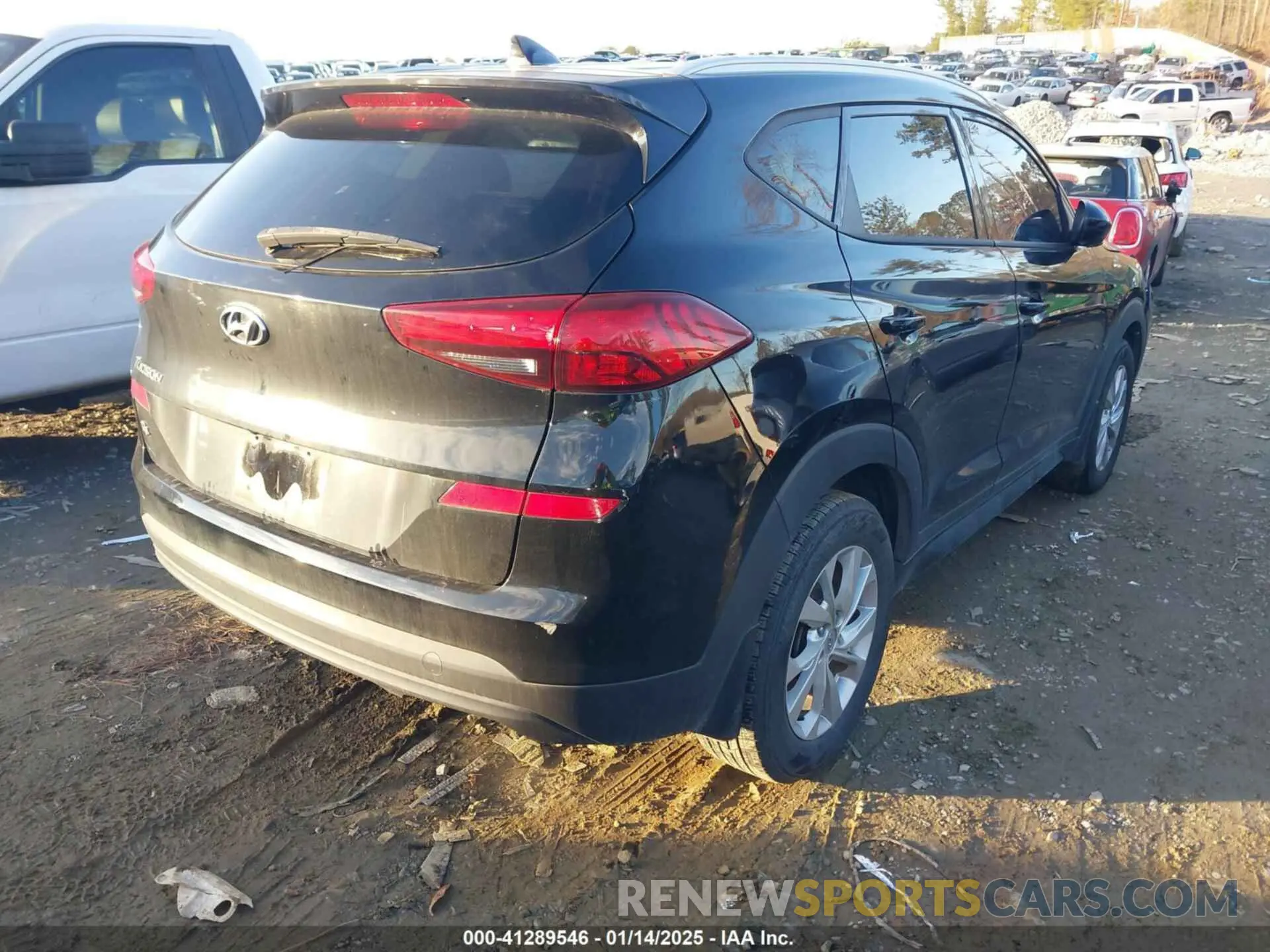 4 Photograph of a damaged car KM8J33A40MU302574 HYUNDAI TUCSON 2021