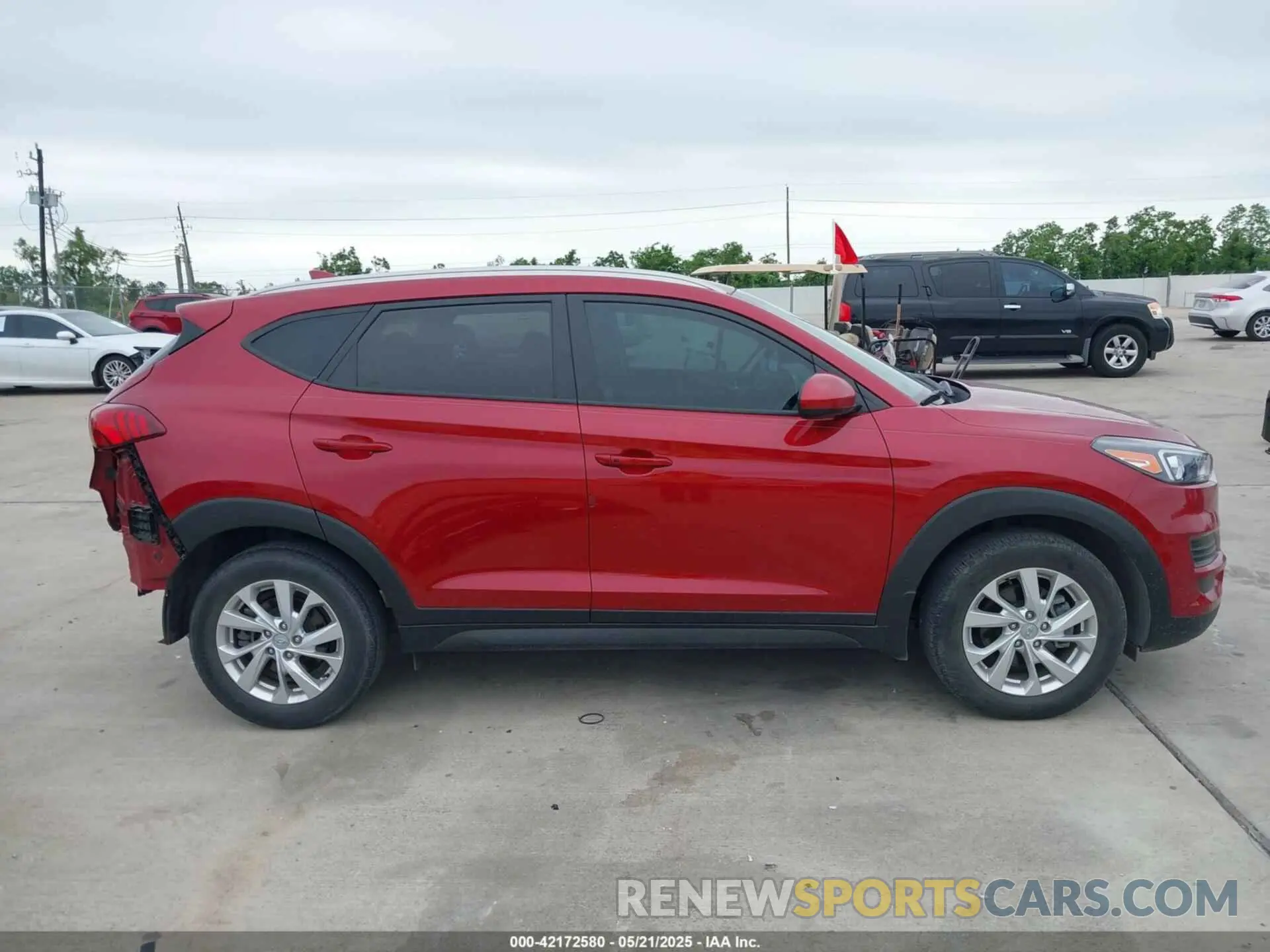 14 Photograph of a damaged car KM8J33A40MU332934 HYUNDAI TUCSON 2021