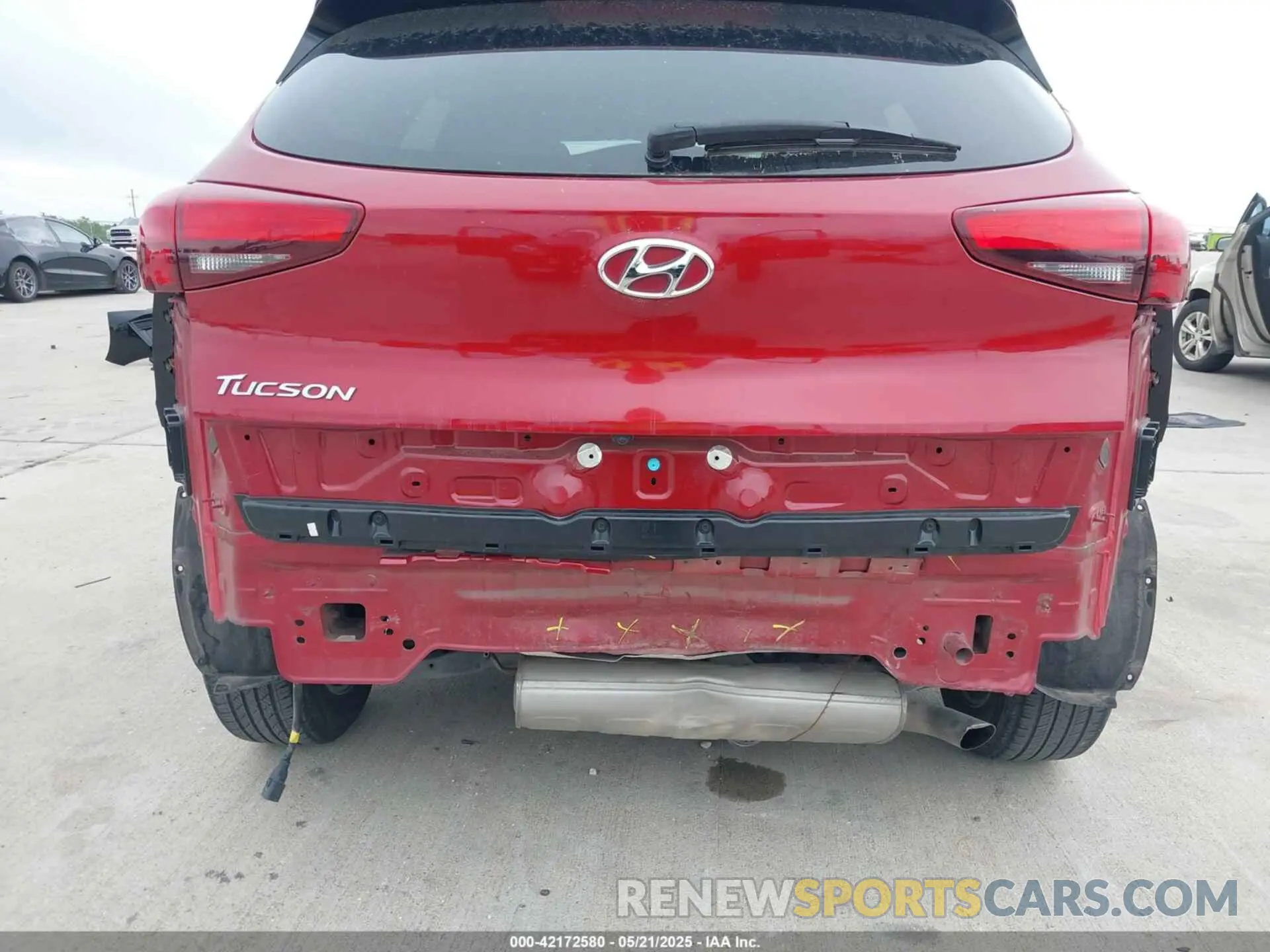 6 Photograph of a damaged car KM8J33A40MU332934 HYUNDAI TUCSON 2021