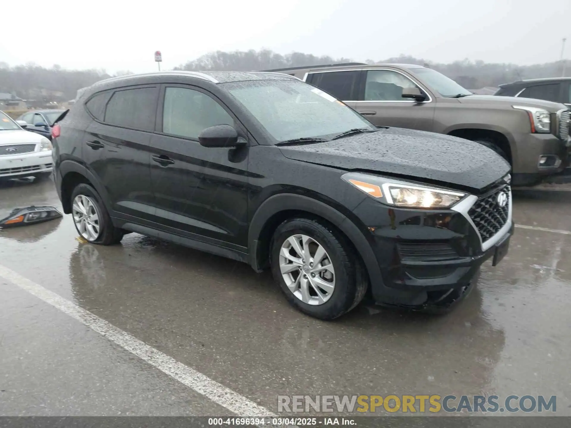 1 Photograph of a damaged car KM8J33A41MU359463 HYUNDAI TUCSON 2021
