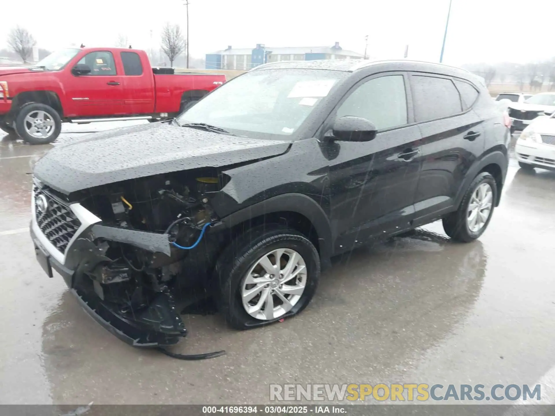2 Photograph of a damaged car KM8J33A41MU359463 HYUNDAI TUCSON 2021