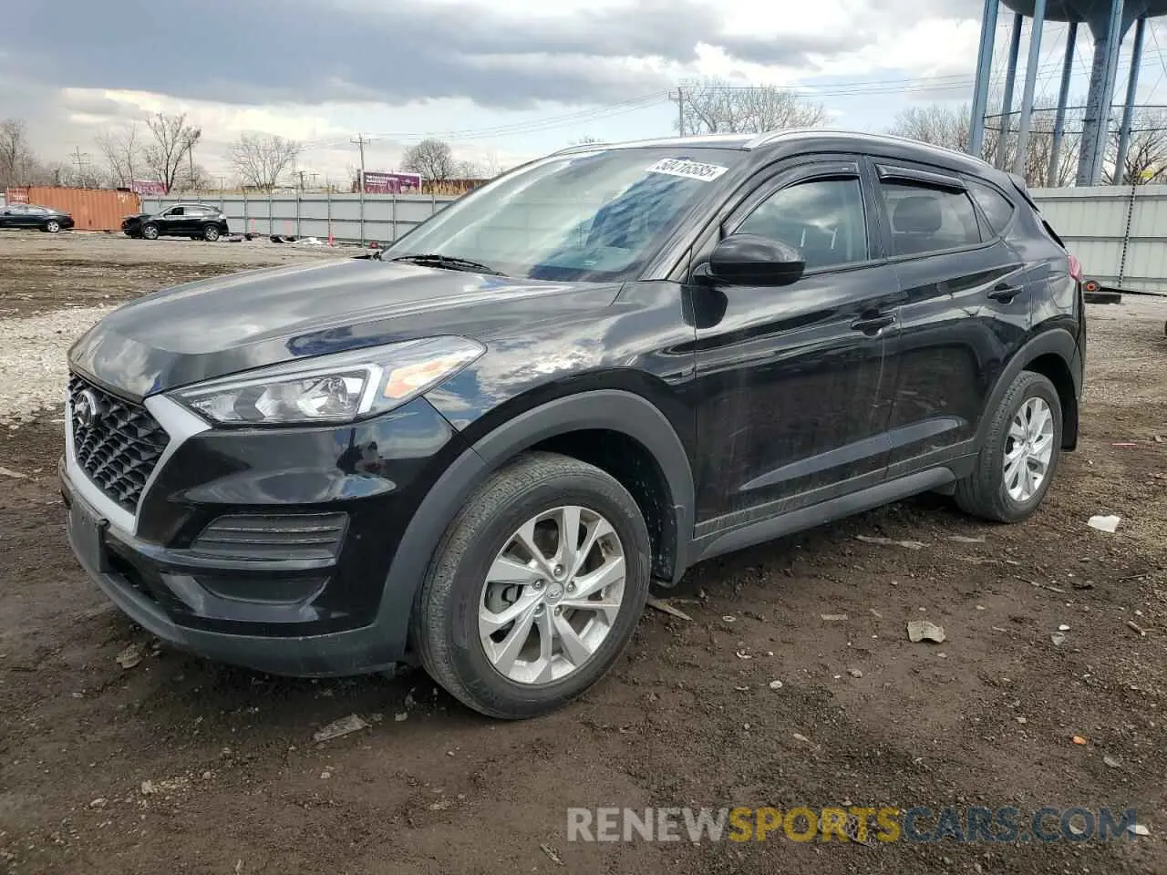 1 Photograph of a damaged car KM8J33A42MU351016 HYUNDAI TUCSON 2021
