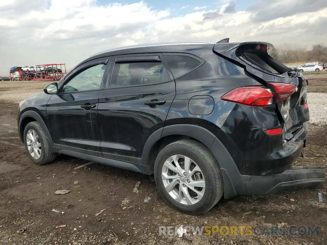 2 Photograph of a damaged car KM8J33A42MU351016 HYUNDAI TUCSON 2021