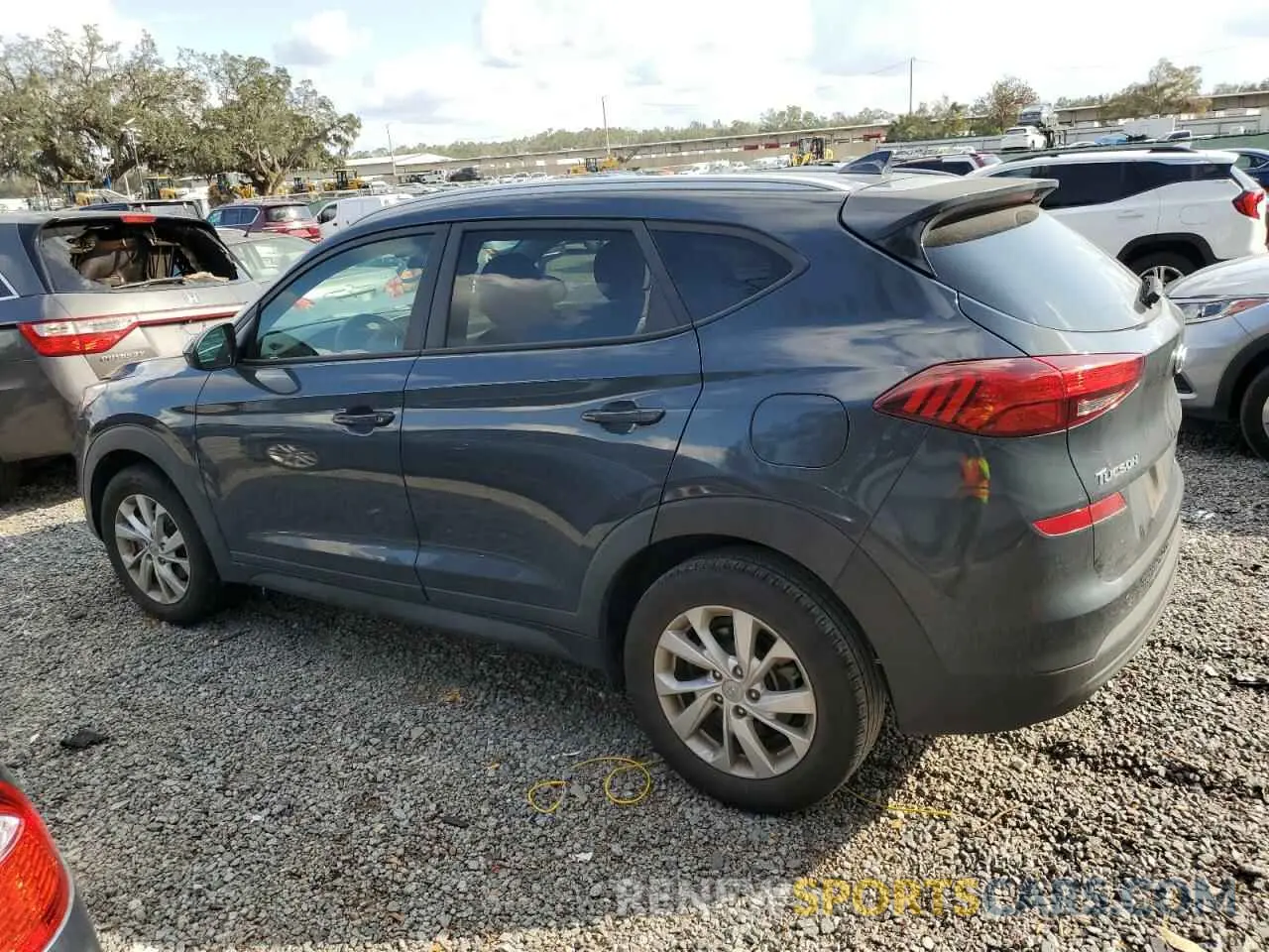 2 Photograph of a damaged car KM8J33A42MU362680 HYUNDAI TUCSON 2021