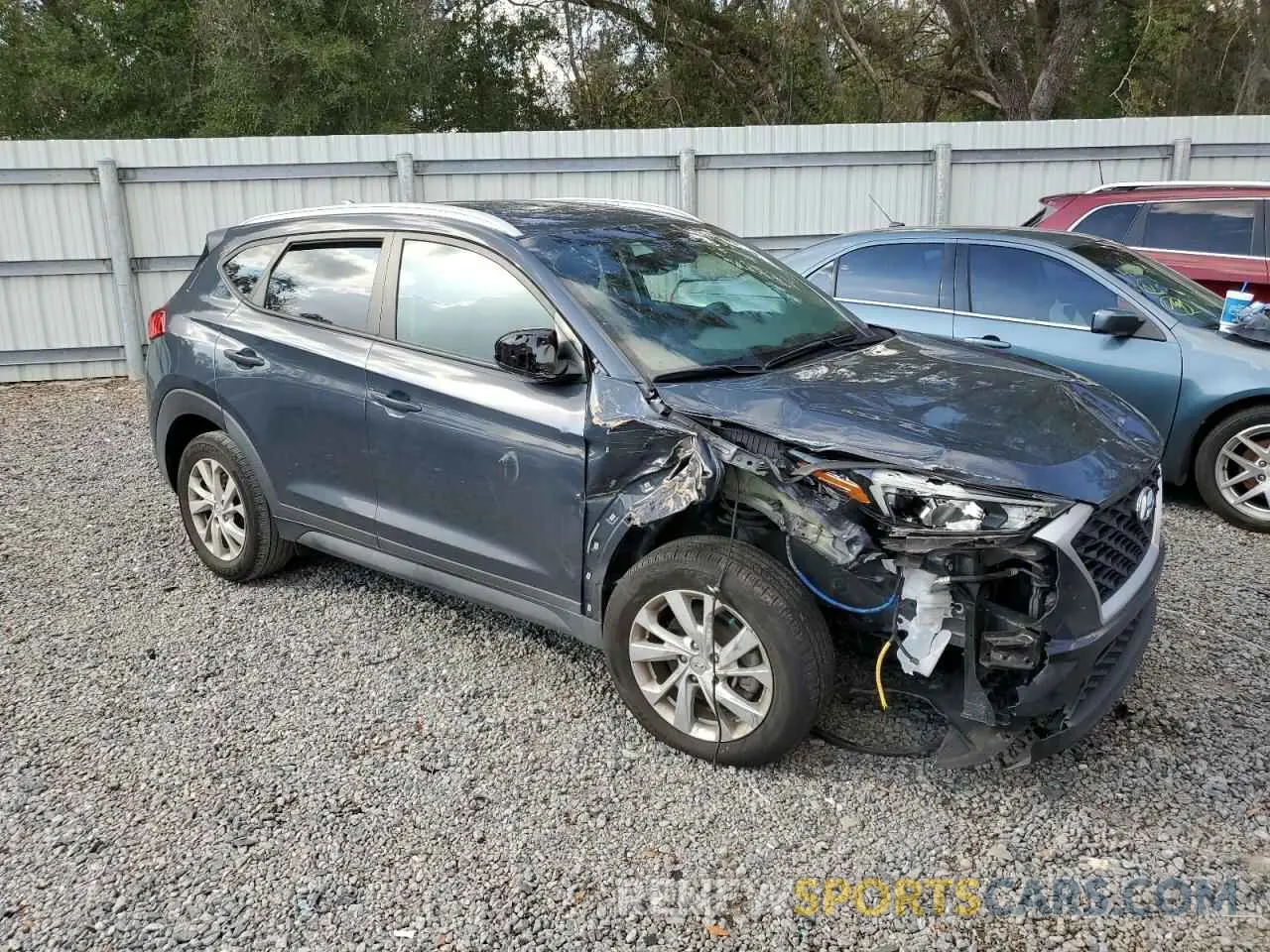 4 Photograph of a damaged car KM8J33A42MU362680 HYUNDAI TUCSON 2021