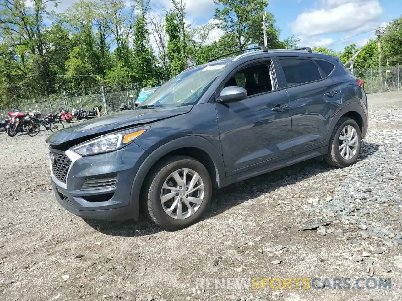 1 Photograph of a damaged car KM8J33A43MU306666 HYUNDAI TUCSON 2021