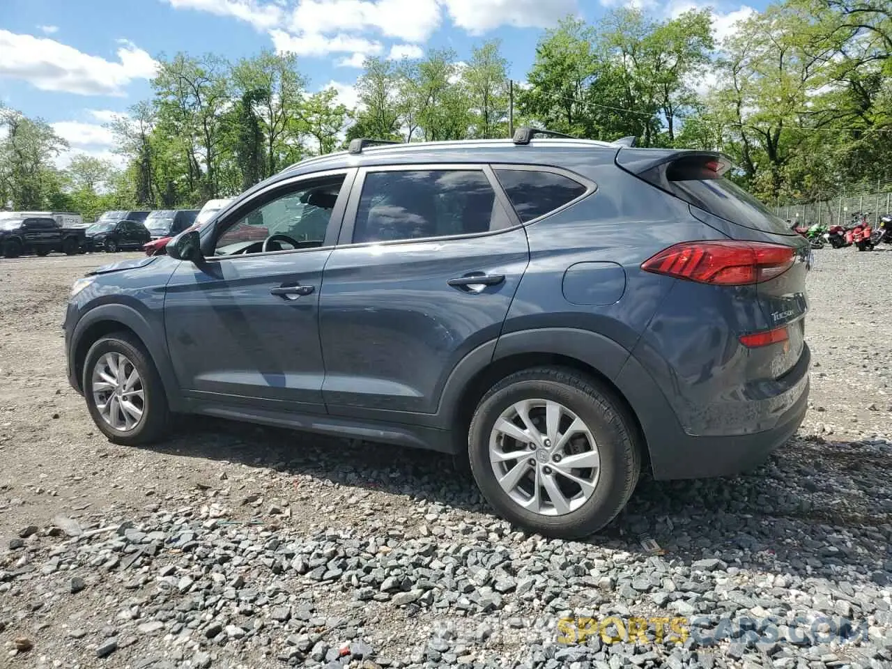 2 Photograph of a damaged car KM8J33A43MU306666 HYUNDAI TUCSON 2021