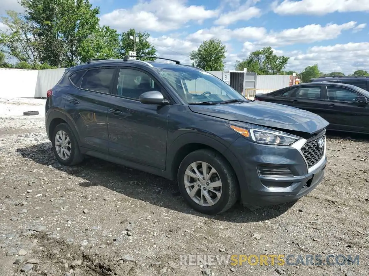 4 Photograph of a damaged car KM8J33A43MU306666 HYUNDAI TUCSON 2021