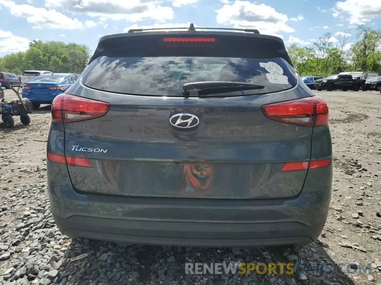 6 Photograph of a damaged car KM8J33A43MU306666 HYUNDAI TUCSON 2021