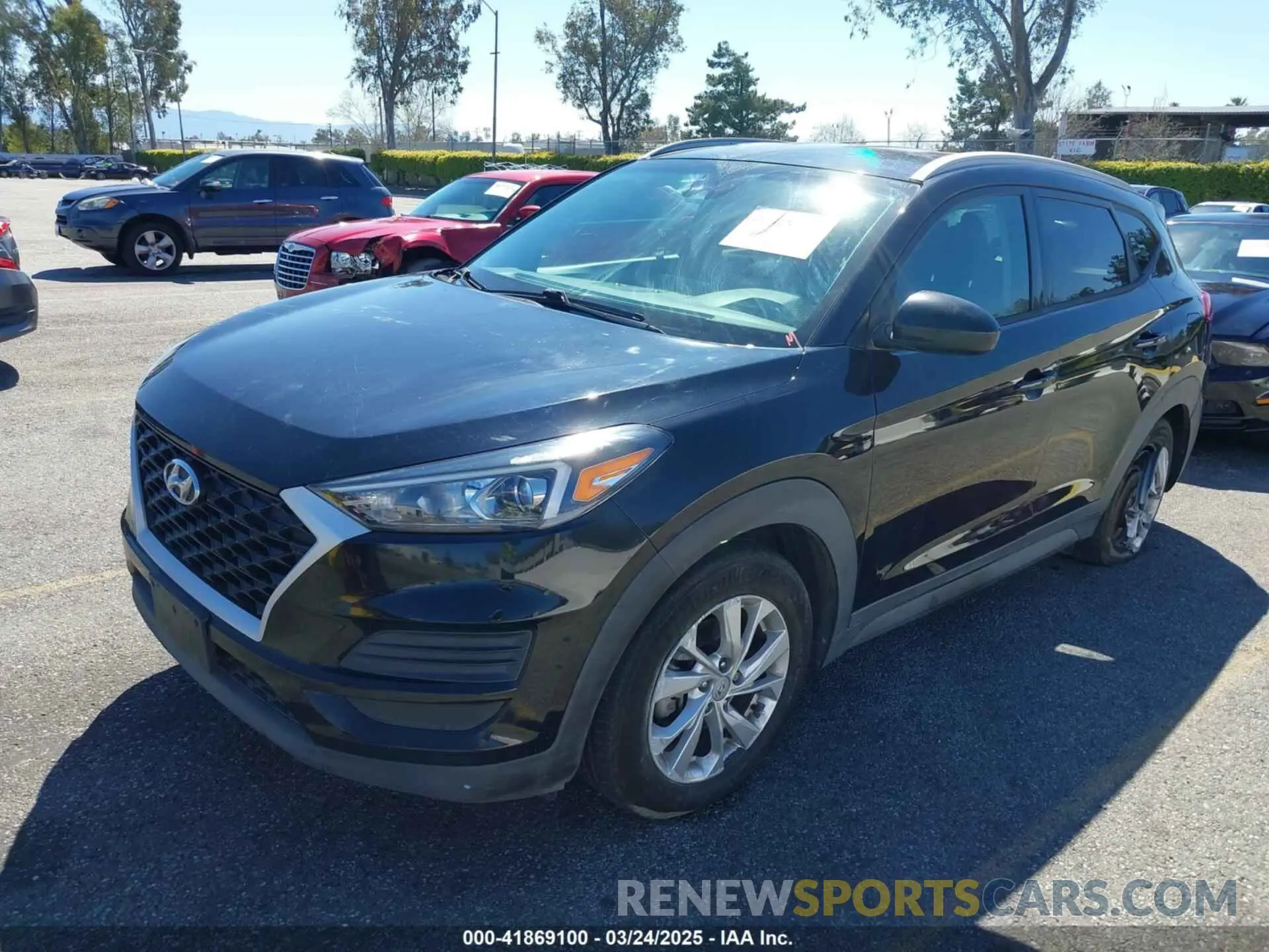 2 Photograph of a damaged car KM8J33A43MU306697 HYUNDAI TUCSON 2021