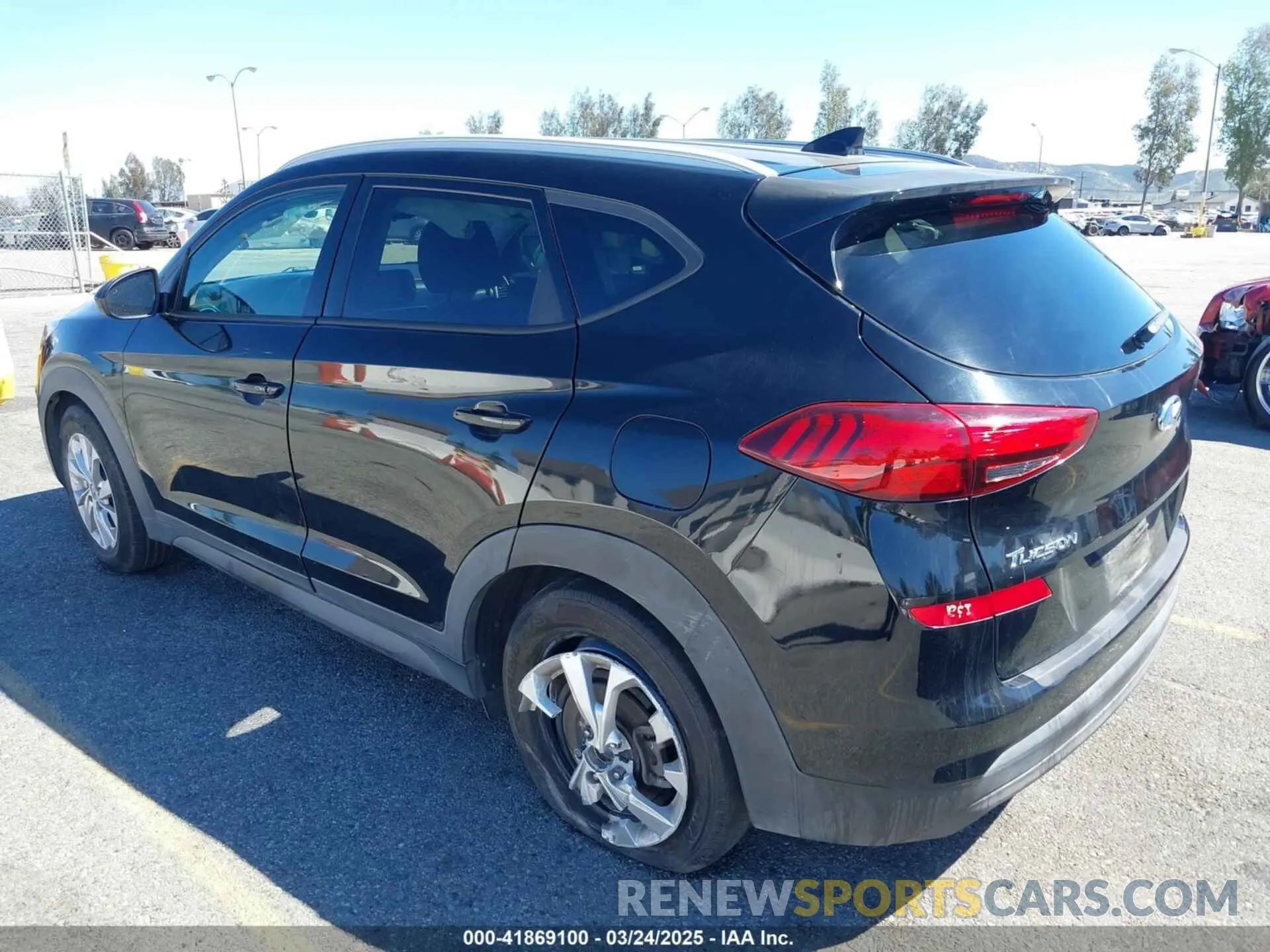 3 Photograph of a damaged car KM8J33A43MU306697 HYUNDAI TUCSON 2021
