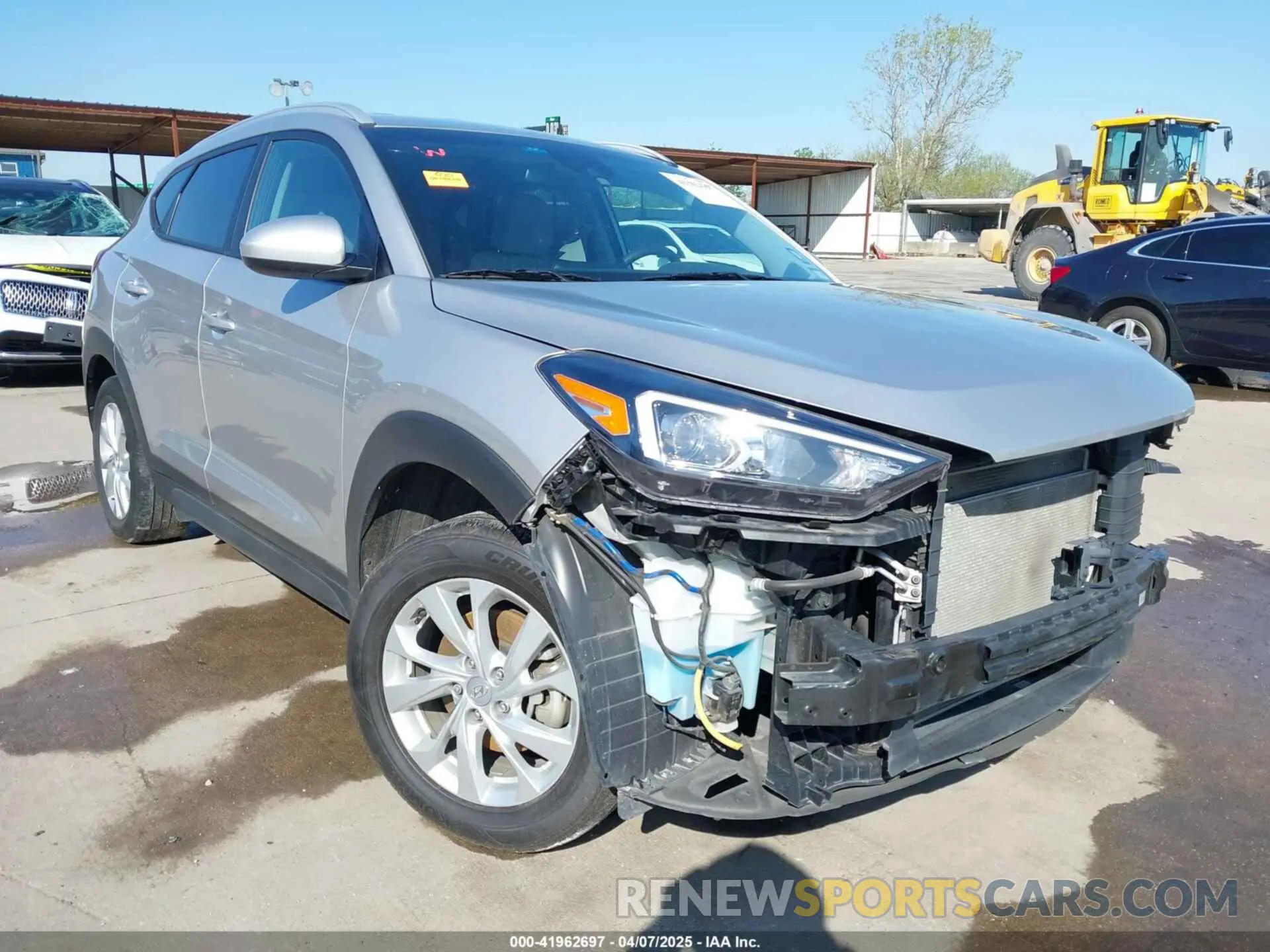 1 Photograph of a damaged car KM8J33A43MU375471 HYUNDAI TUCSON 2021