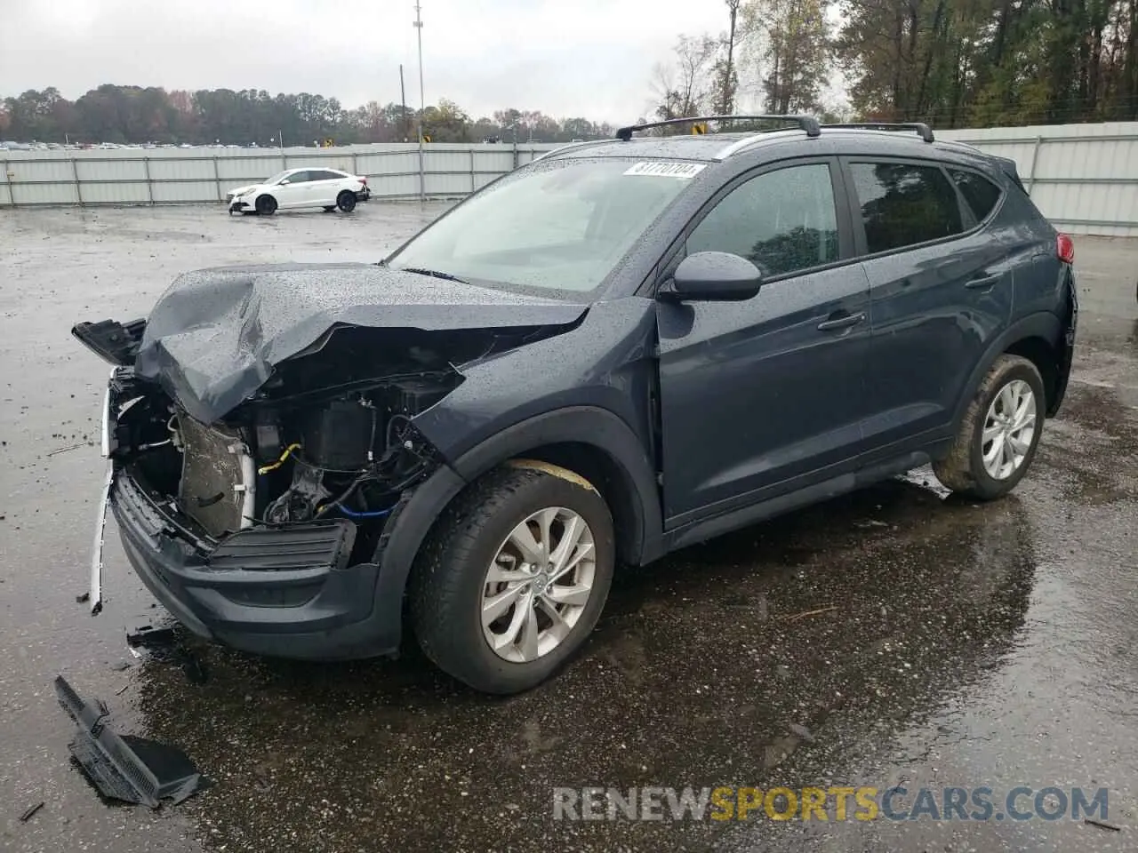 1 Photograph of a damaged car KM8J33A43MU382422 HYUNDAI TUCSON 2021
