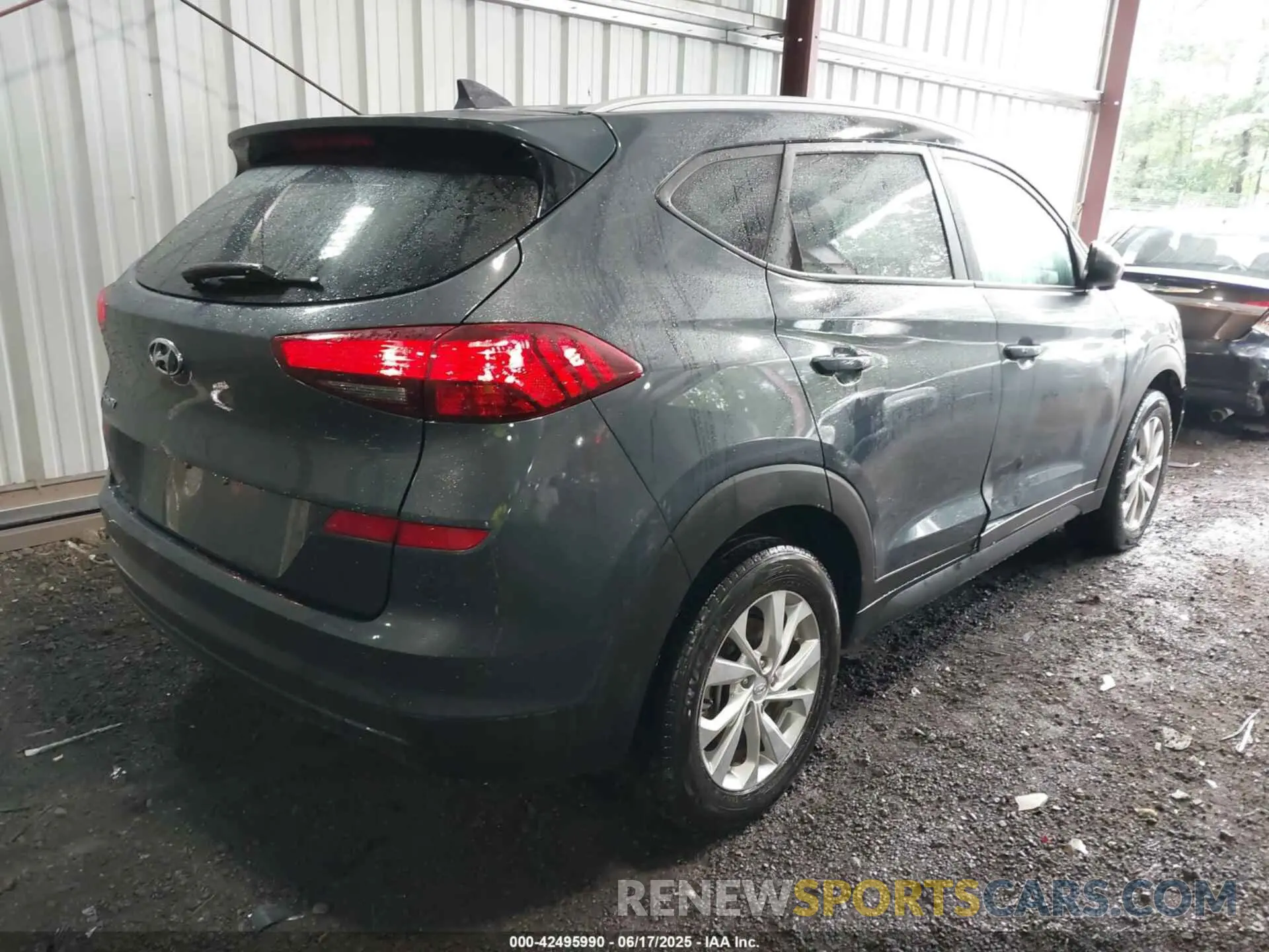 4 Photograph of a damaged car KM8J33A43MU401342 HYUNDAI TUCSON 2021