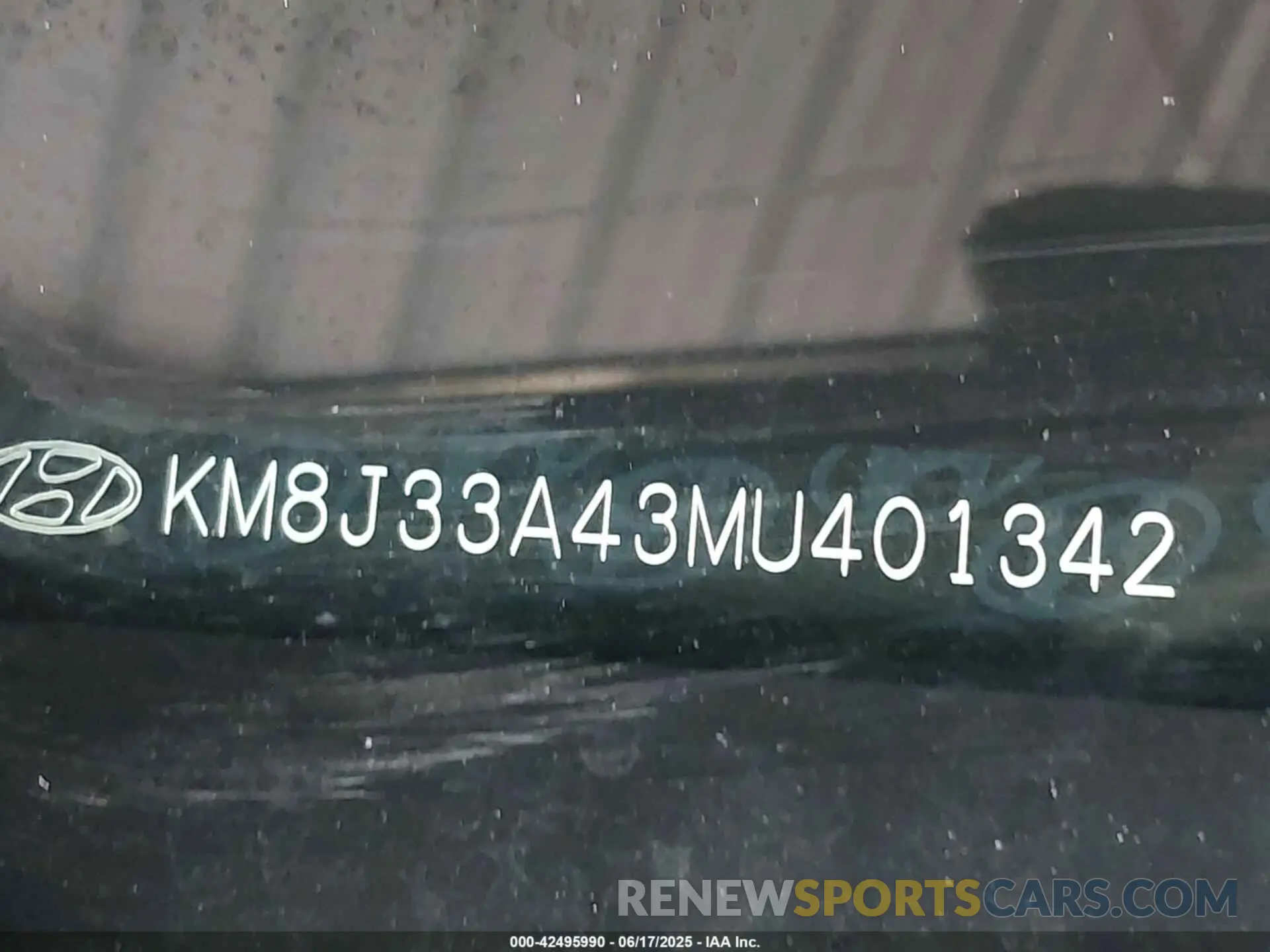 9 Photograph of a damaged car KM8J33A43MU401342 HYUNDAI TUCSON 2021
