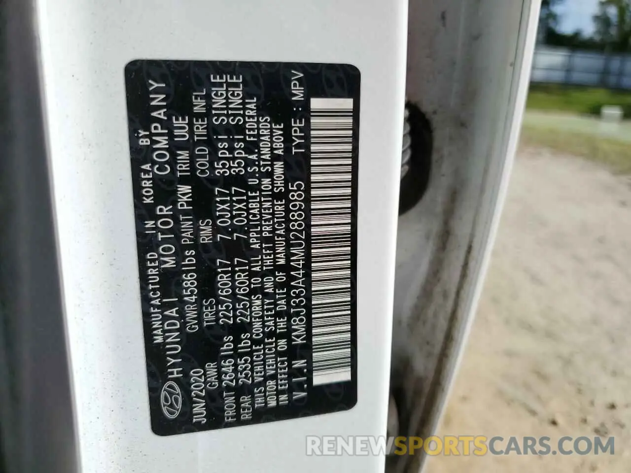 13 Photograph of a damaged car KM8J33A44MU288985 HYUNDAI TUCSON 2021