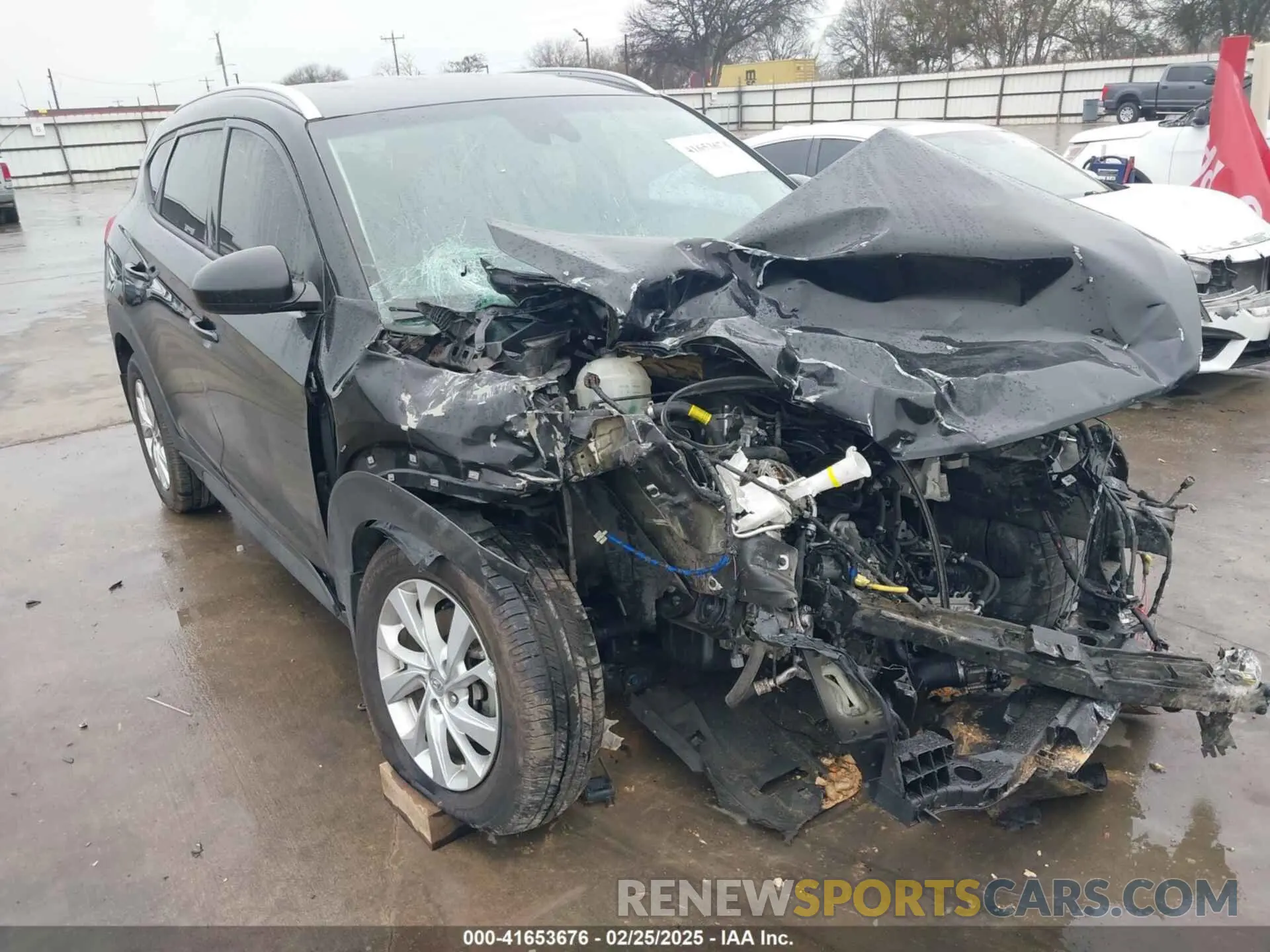 1 Photograph of a damaged car KM8J33A44MU309432 HYUNDAI TUCSON 2021