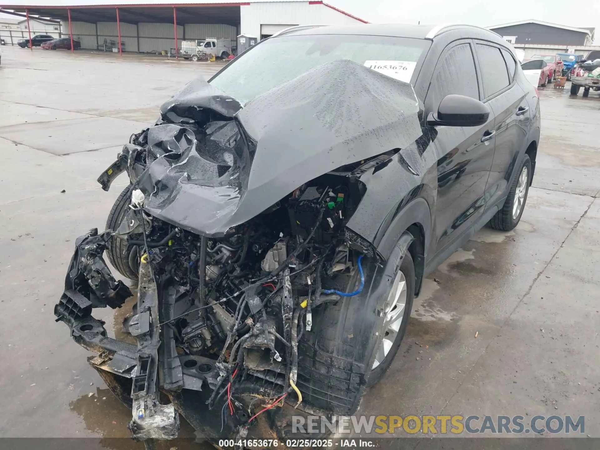 2 Photograph of a damaged car KM8J33A44MU309432 HYUNDAI TUCSON 2021