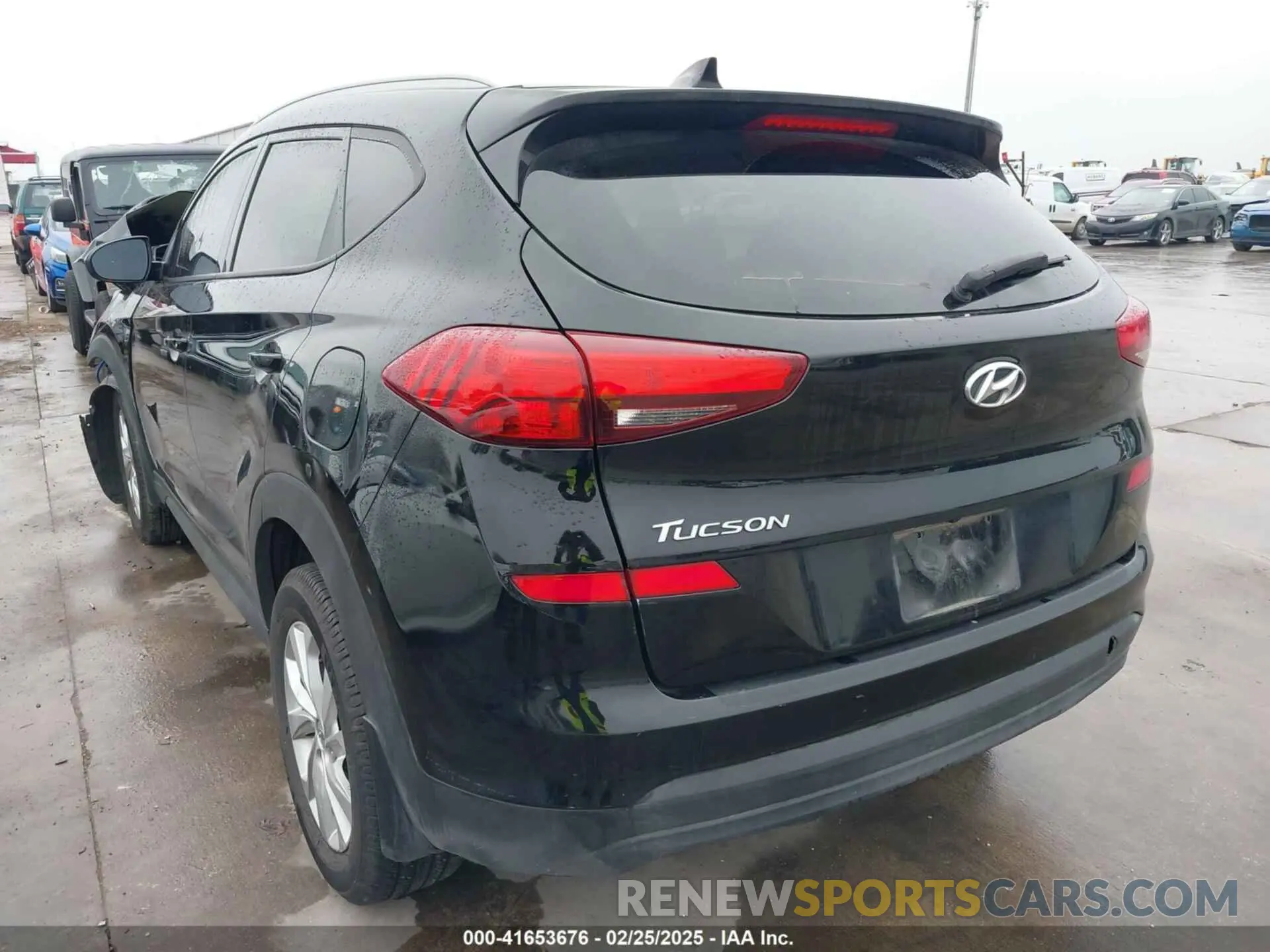 3 Photograph of a damaged car KM8J33A44MU309432 HYUNDAI TUCSON 2021