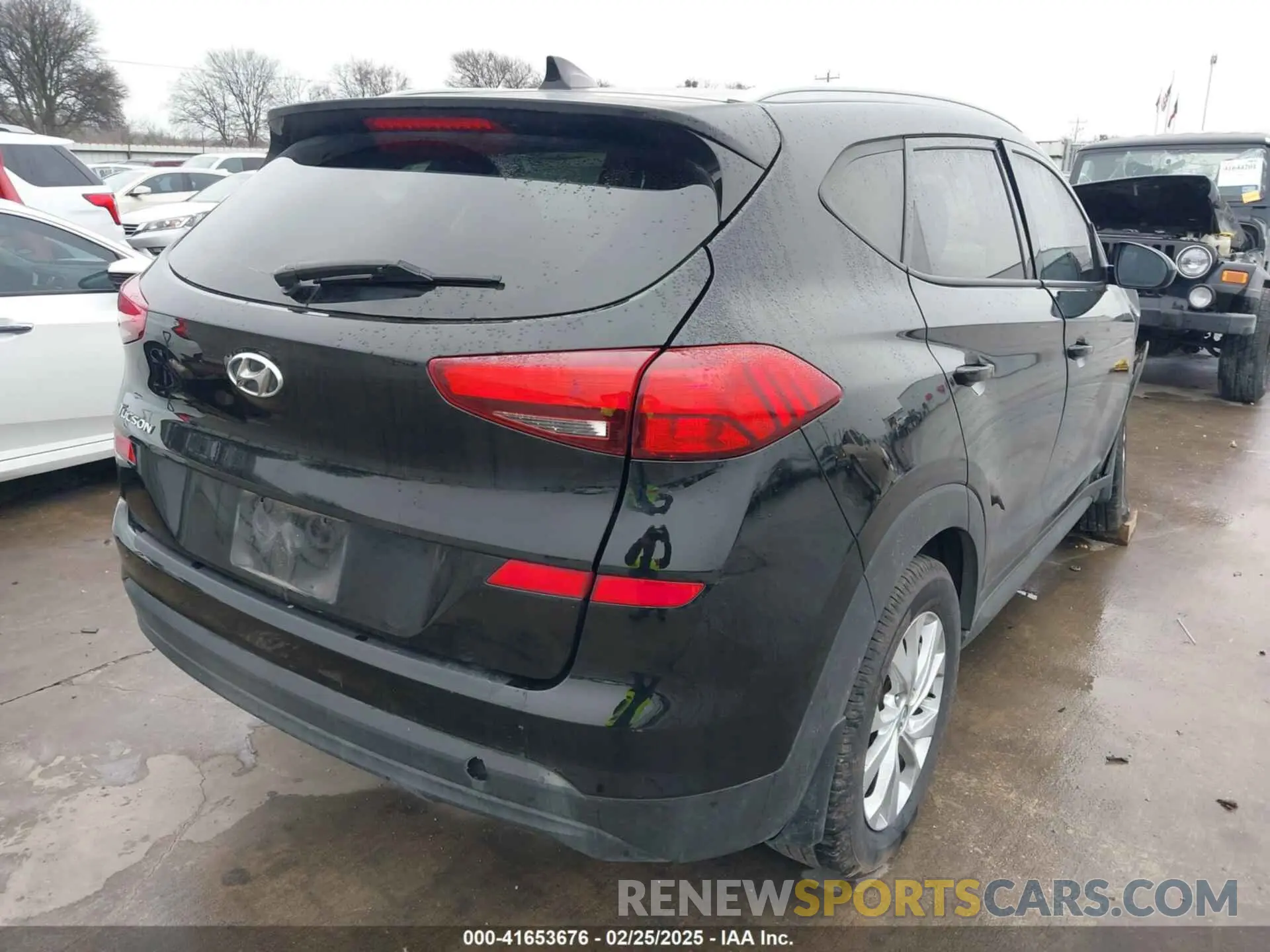 4 Photograph of a damaged car KM8J33A44MU309432 HYUNDAI TUCSON 2021