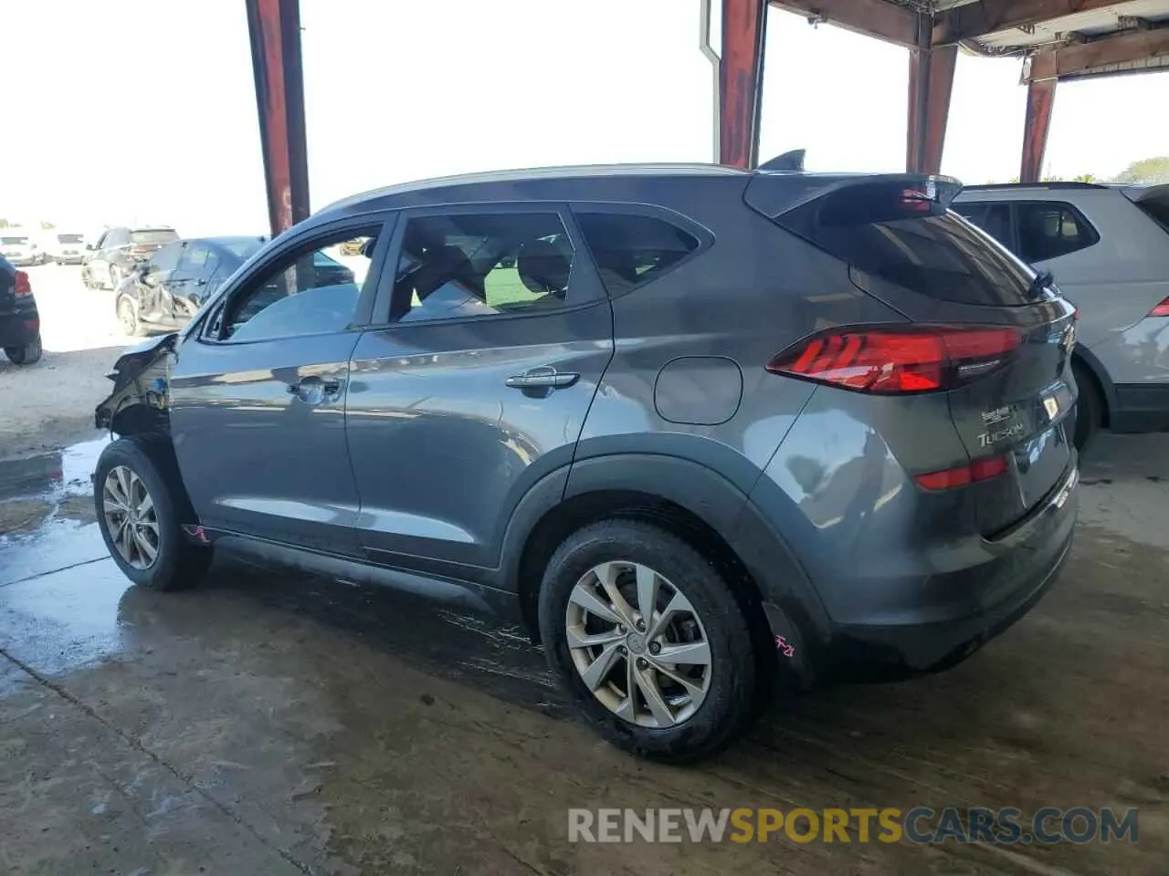 2 Photograph of a damaged car KM8J33A44MU313500 HYUNDAI TUCSON 2021