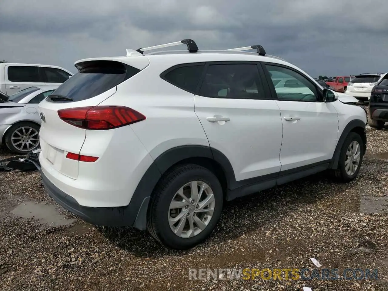 3 Photograph of a damaged car KM8J33A45MU341418 HYUNDAI TUCSON 2021