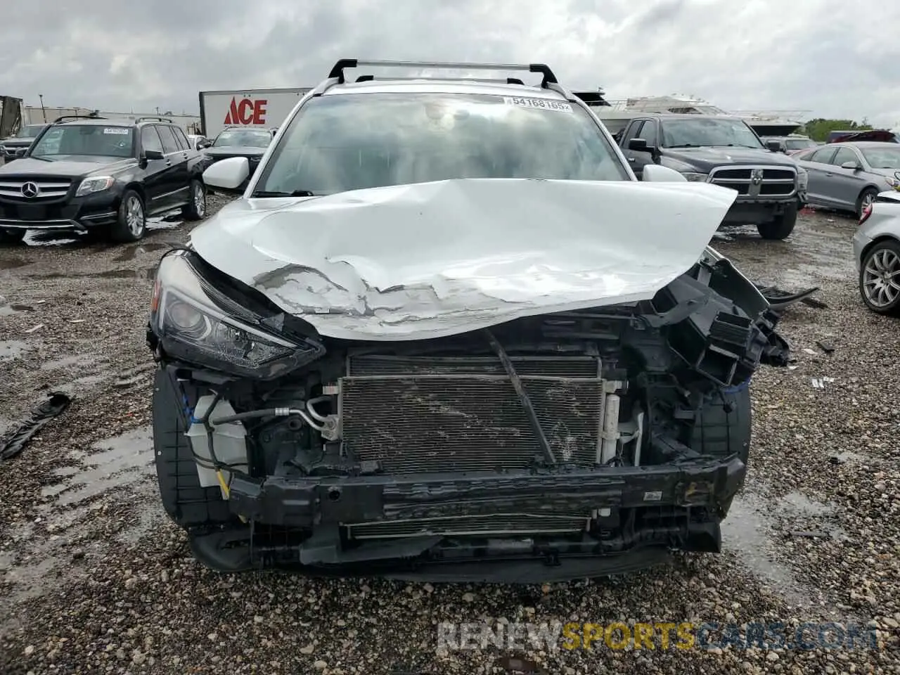 5 Photograph of a damaged car KM8J33A45MU341418 HYUNDAI TUCSON 2021