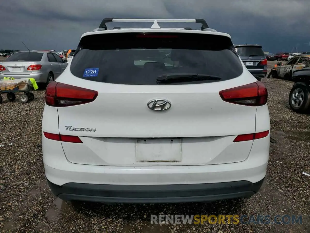 6 Photograph of a damaged car KM8J33A45MU341418 HYUNDAI TUCSON 2021