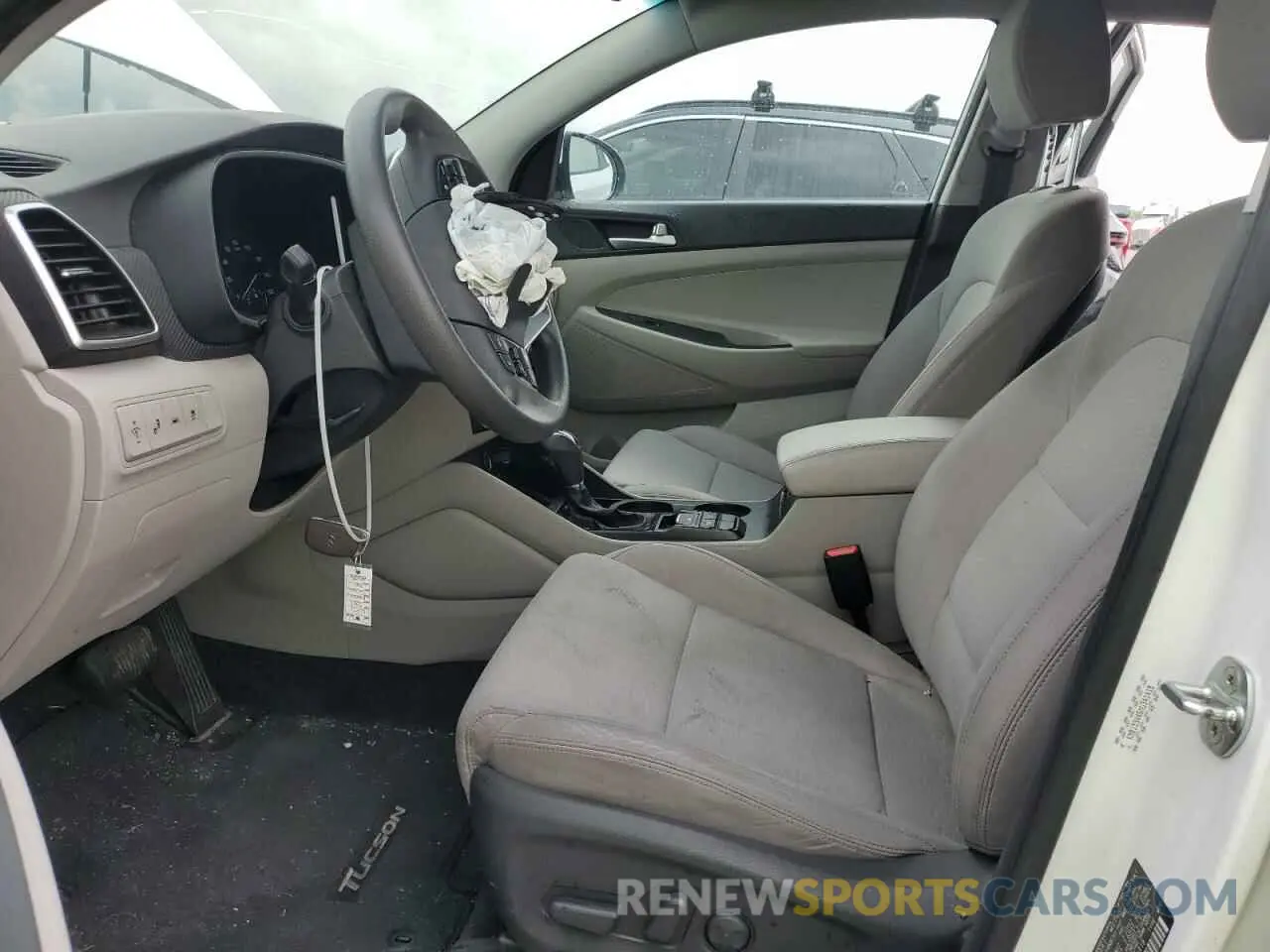 7 Photograph of a damaged car KM8J33A45MU341418 HYUNDAI TUCSON 2021