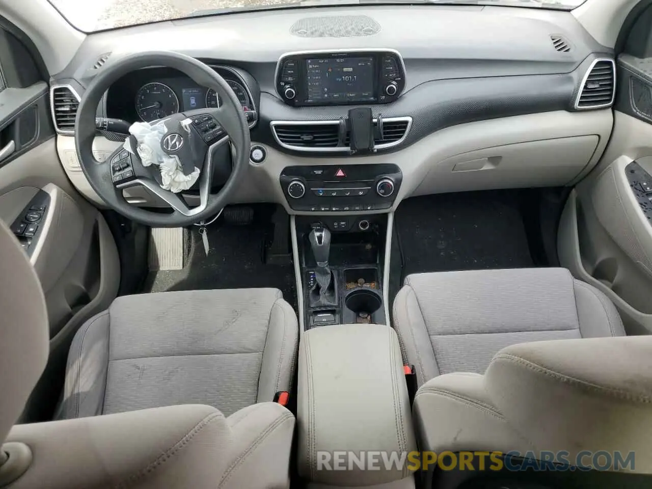 8 Photograph of a damaged car KM8J33A45MU341418 HYUNDAI TUCSON 2021