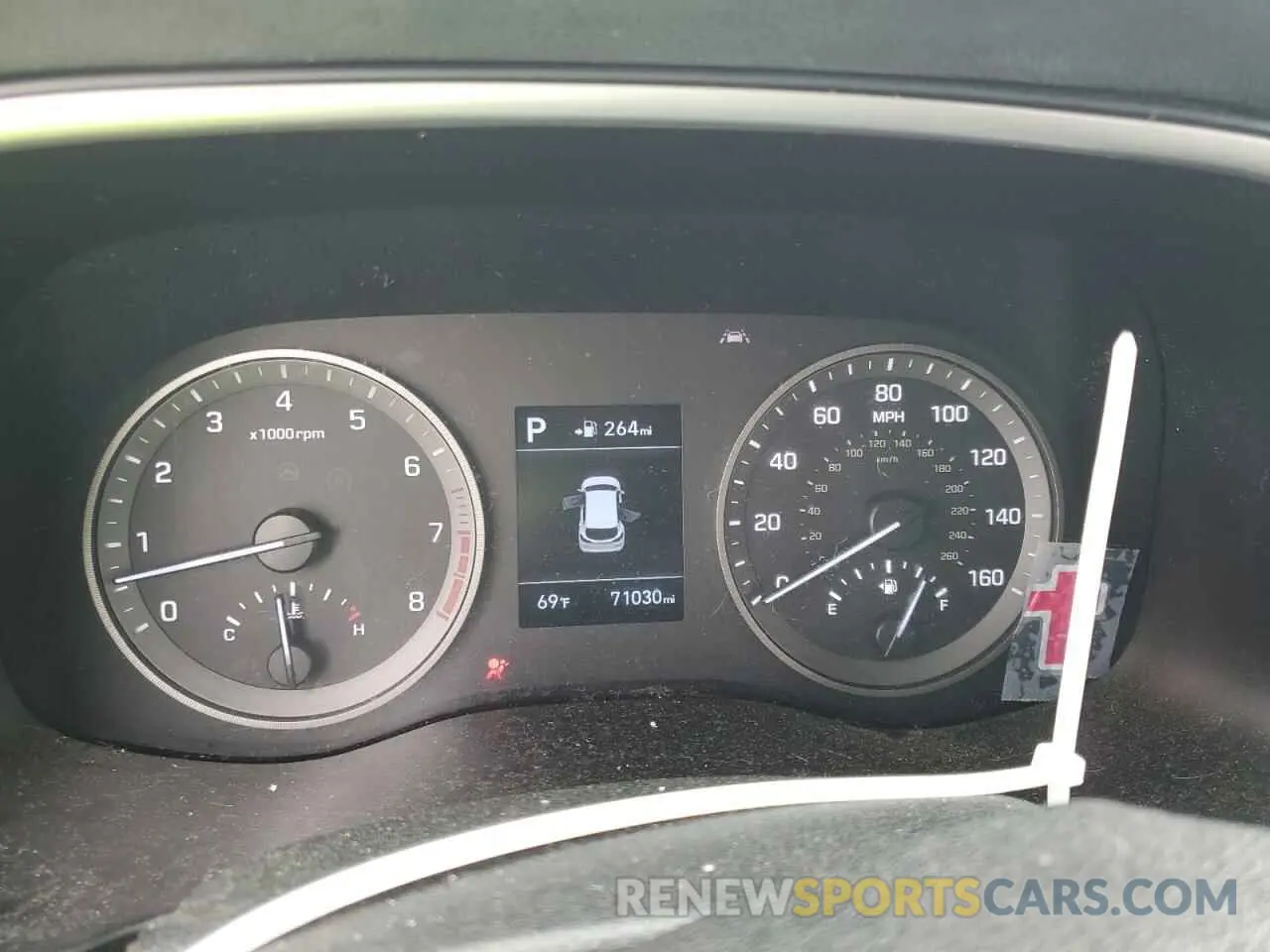 9 Photograph of a damaged car KM8J33A45MU341418 HYUNDAI TUCSON 2021