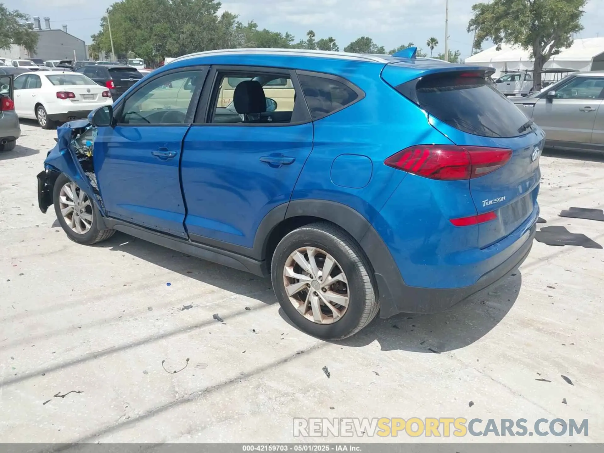 3 Photograph of a damaged car KM8J33A46MU319248 HYUNDAI TUCSON 2021