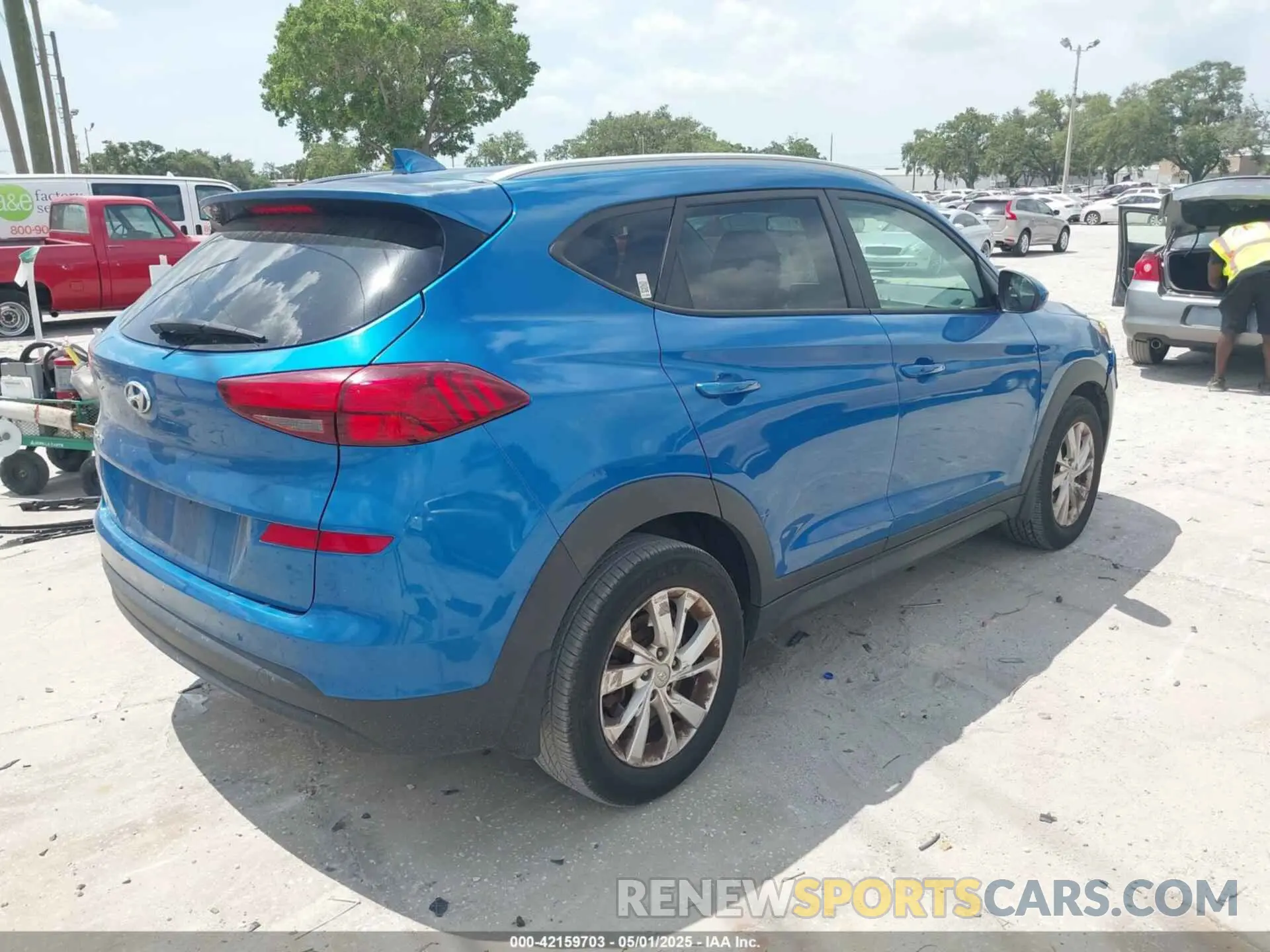 4 Photograph of a damaged car KM8J33A46MU319248 HYUNDAI TUCSON 2021