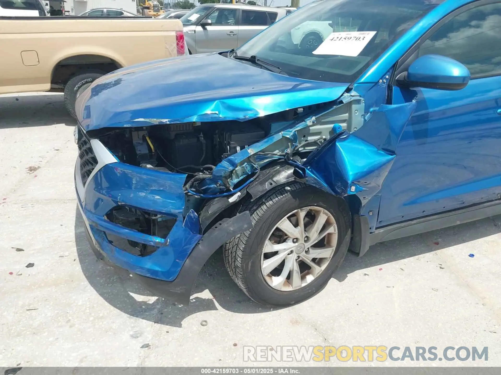 6 Photograph of a damaged car KM8J33A46MU319248 HYUNDAI TUCSON 2021