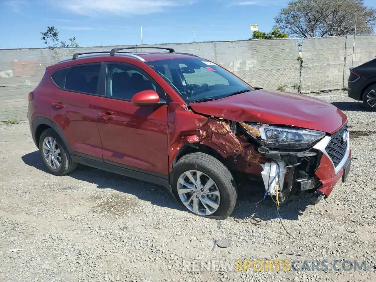 4 Photograph of a damaged car KM8J33A46MU386870 HYUNDAI TUCSON 2021