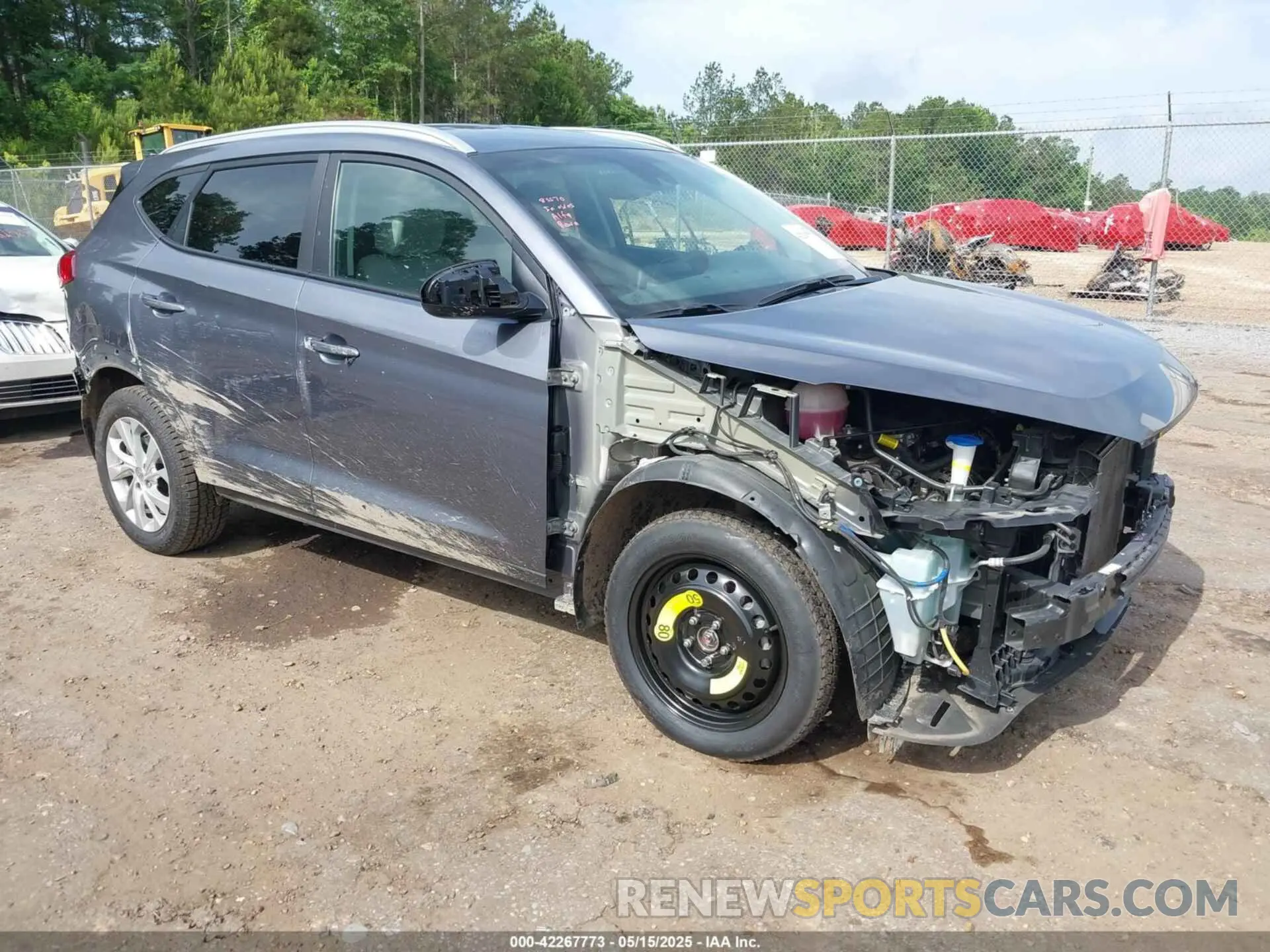 1 Photograph of a damaged car KM8J33A47MU326113 HYUNDAI TUCSON 2021