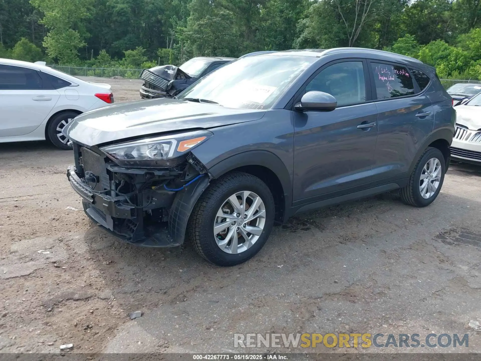 2 Photograph of a damaged car KM8J33A47MU326113 HYUNDAI TUCSON 2021