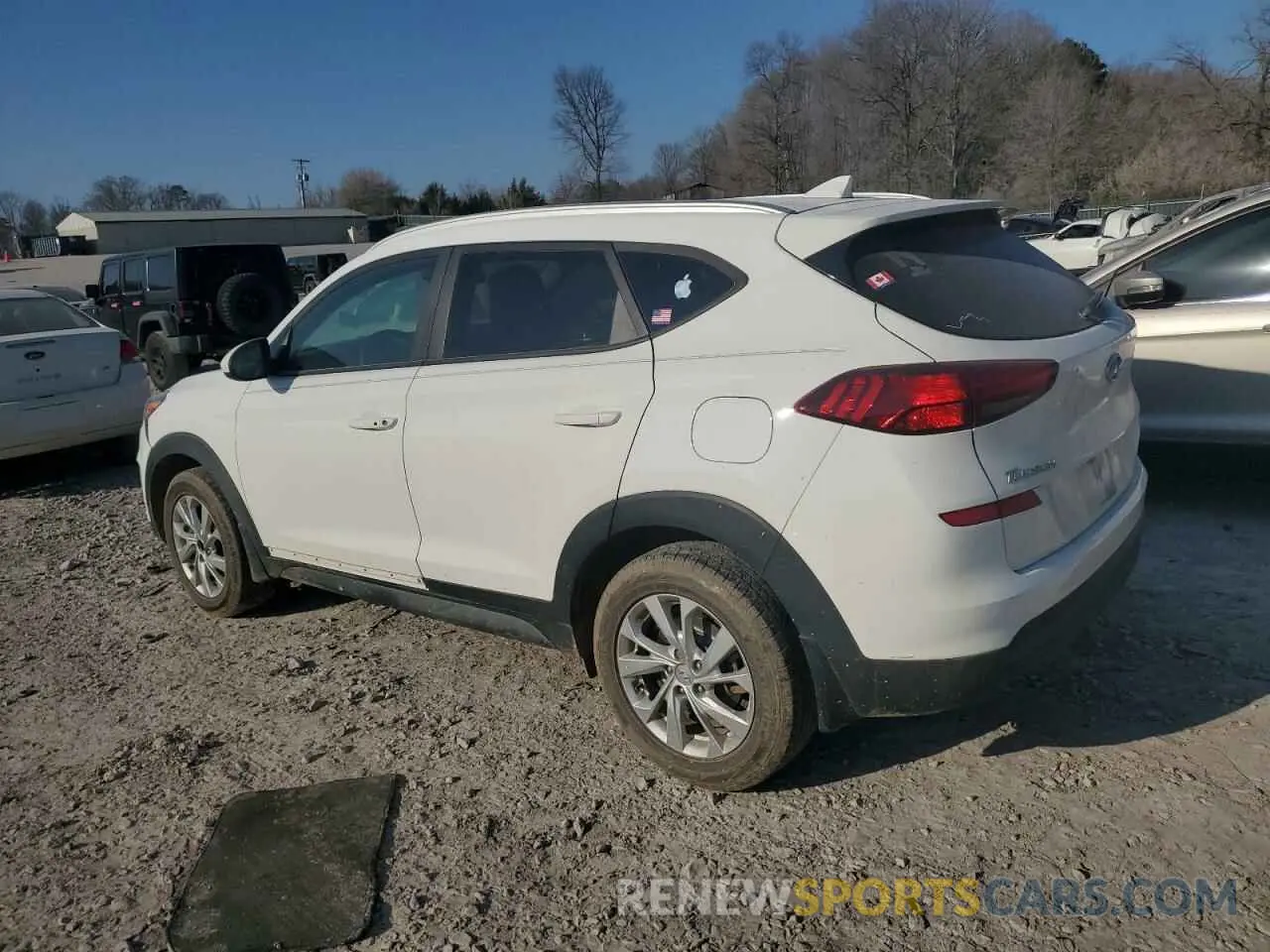 2 Photograph of a damaged car KM8J33A47MU331070 HYUNDAI TUCSON 2021