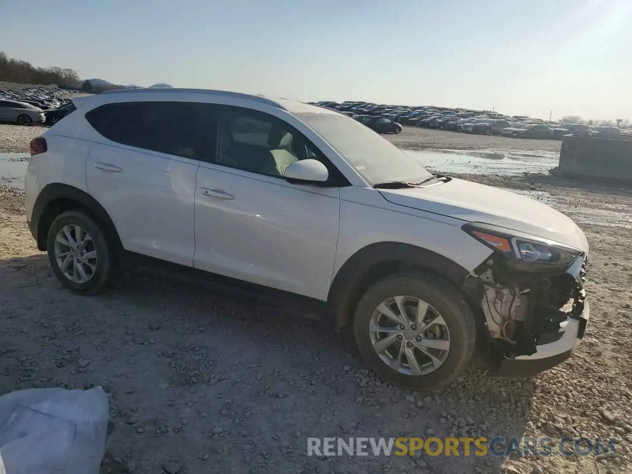 4 Photograph of a damaged car KM8J33A47MU331070 HYUNDAI TUCSON 2021