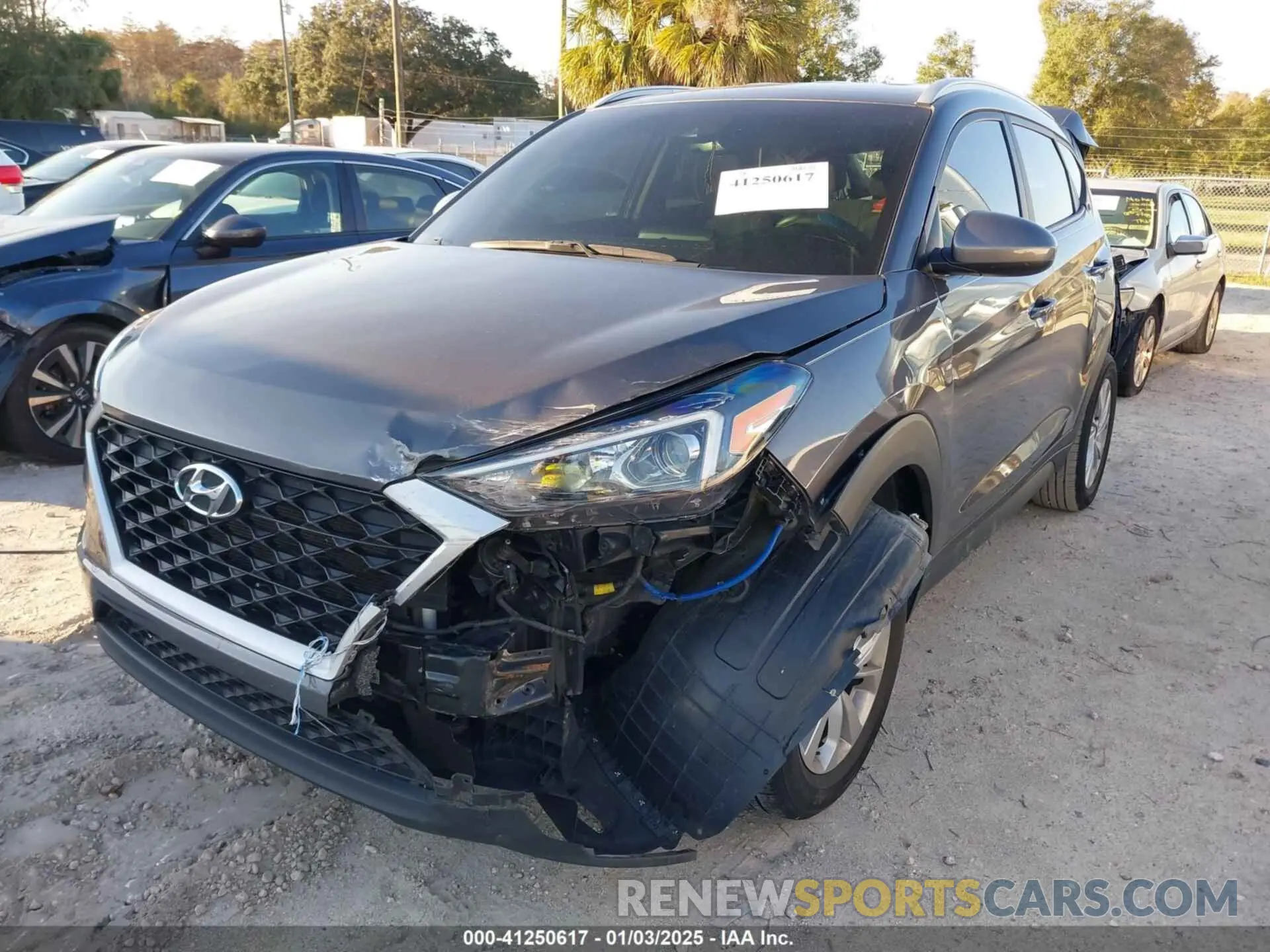 6 Photograph of a damaged car KM8J33A47MU363663 HYUNDAI TUCSON 2021