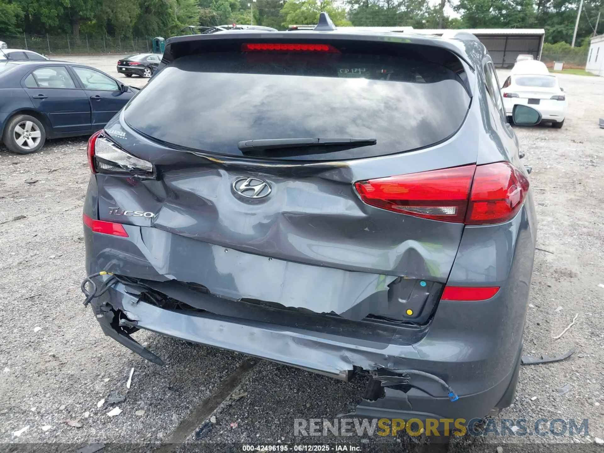 6 Photograph of a damaged car KM8J33A48MU294482 HYUNDAI TUCSON 2021