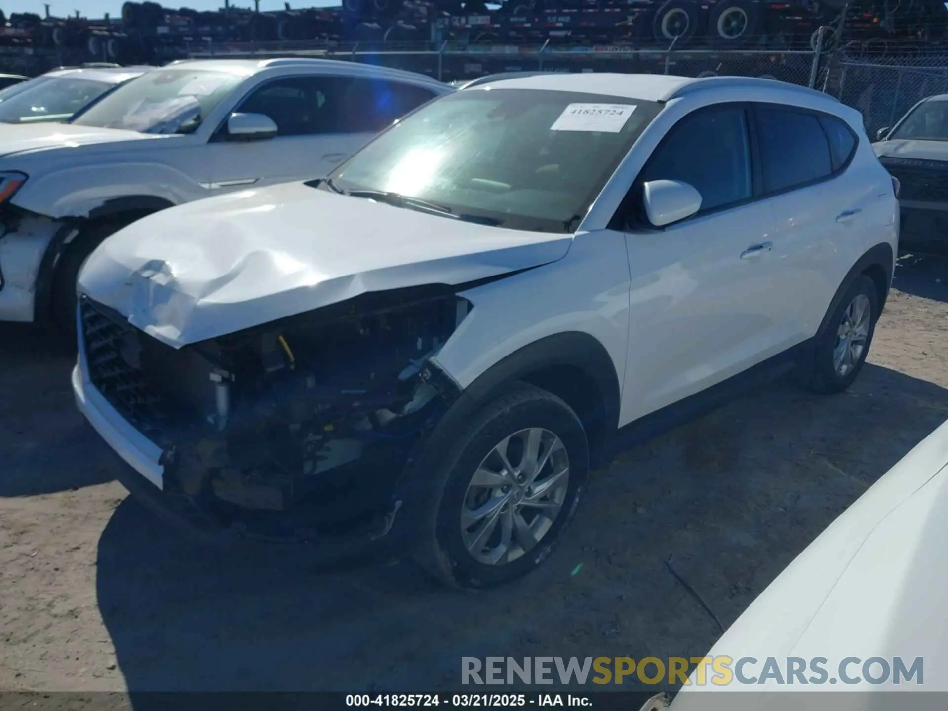 2 Photograph of a damaged car KM8J33A48MU361758 HYUNDAI TUCSON 2021