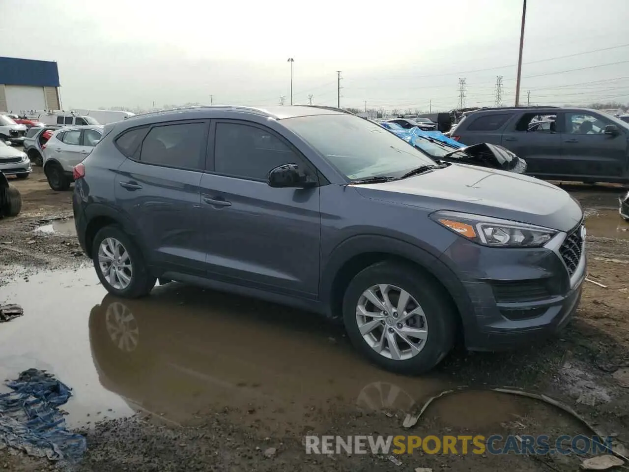 4 Photograph of a damaged car KM8J33A48MU400896 HYUNDAI TUCSON 2021
