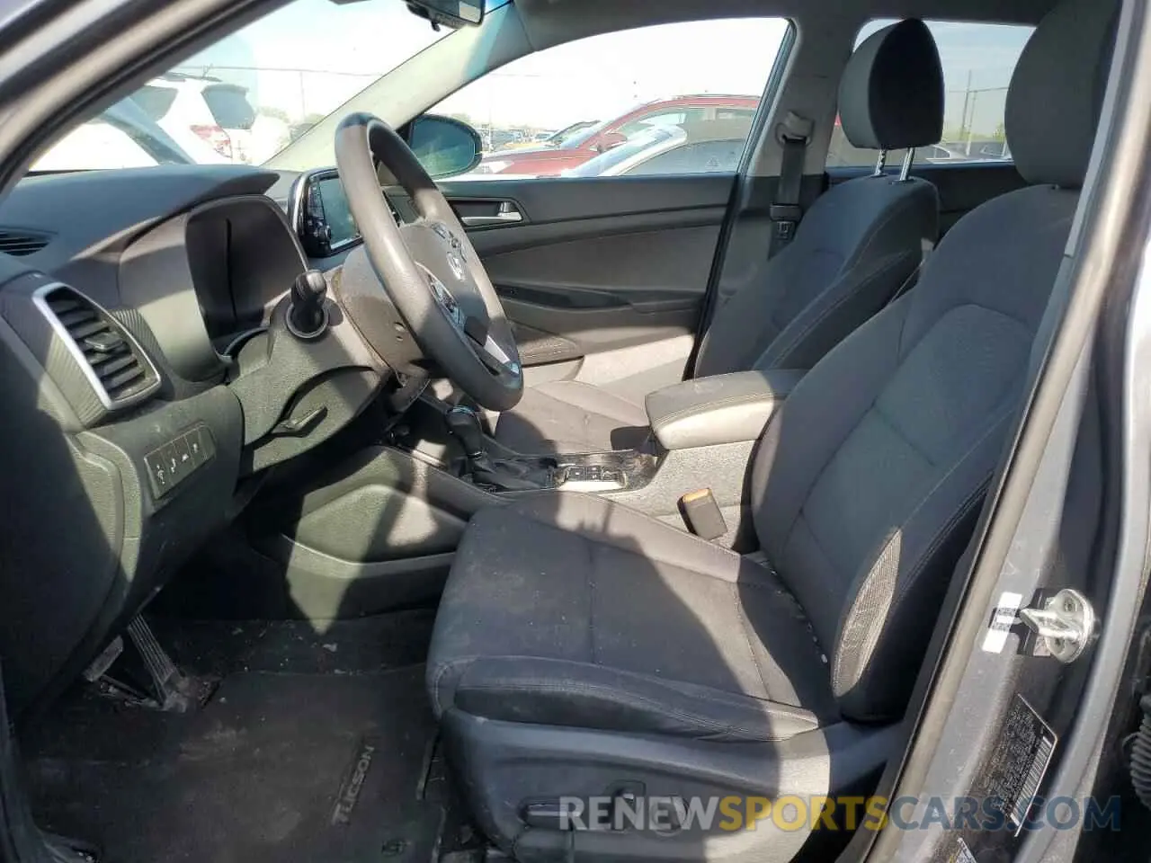 7 Photograph of a damaged car KM8J33A49MU292675 HYUNDAI TUCSON 2021