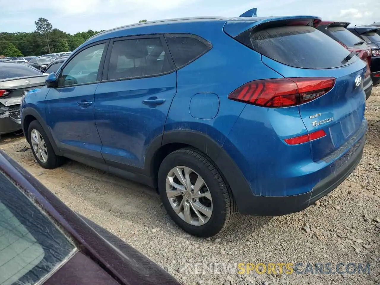 2 Photograph of a damaged car KM8J33A49MU302492 HYUNDAI TUCSON 2021