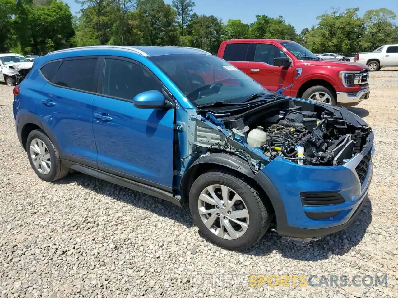 4 Photograph of a damaged car KM8J33A49MU302492 HYUNDAI TUCSON 2021